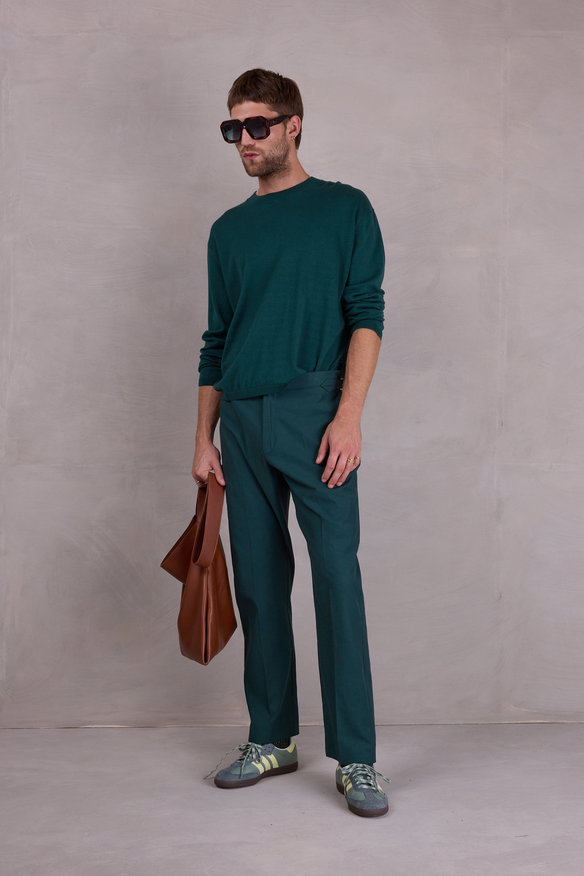 Oslo trui in evergreen