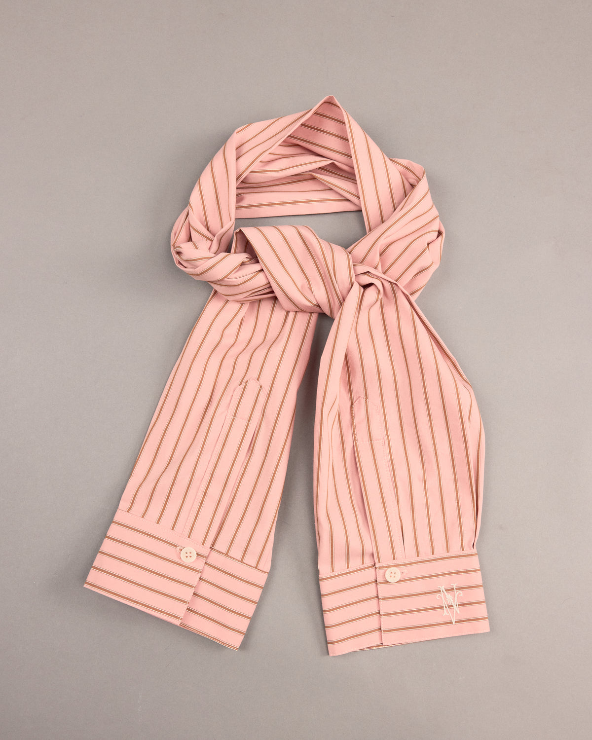 Ganna scarf in rosette / mocha