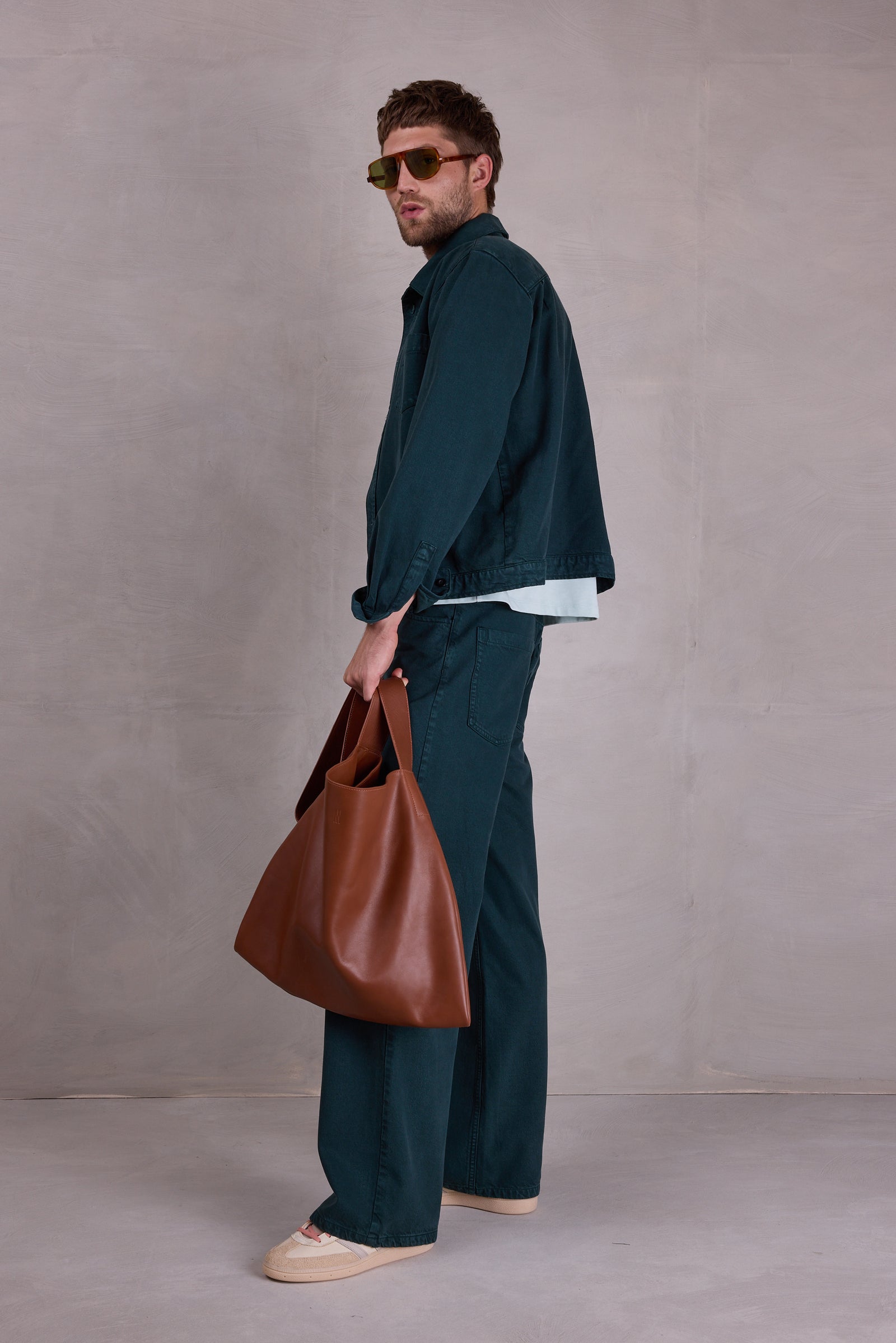 Fabian shirt in evergreen