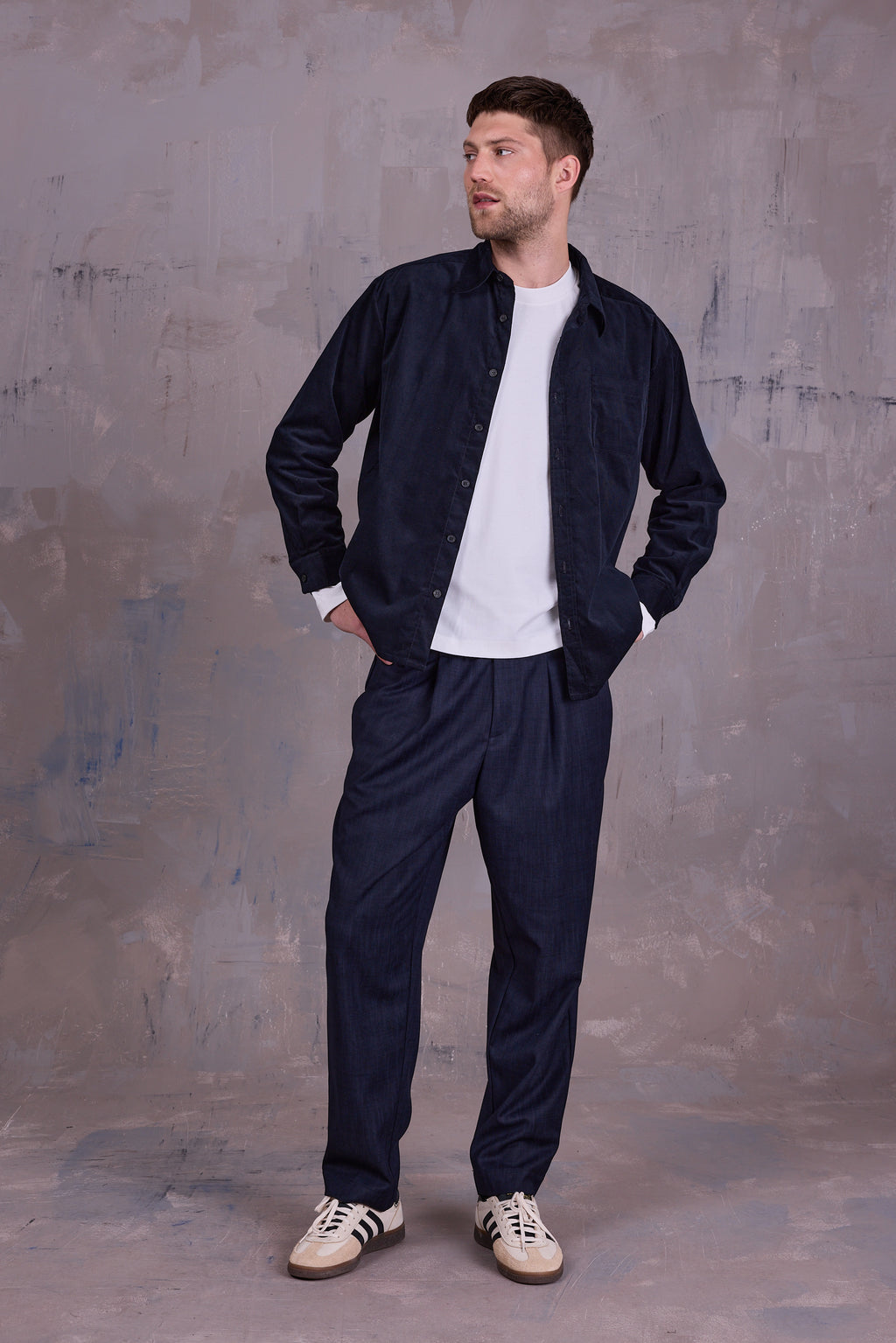 Gelesto shirt in midnight blue