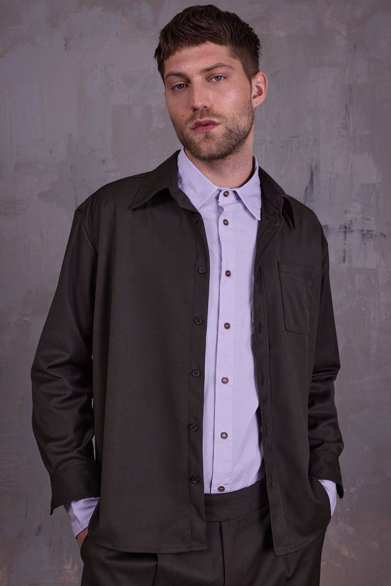Gelesto shirt in black olive