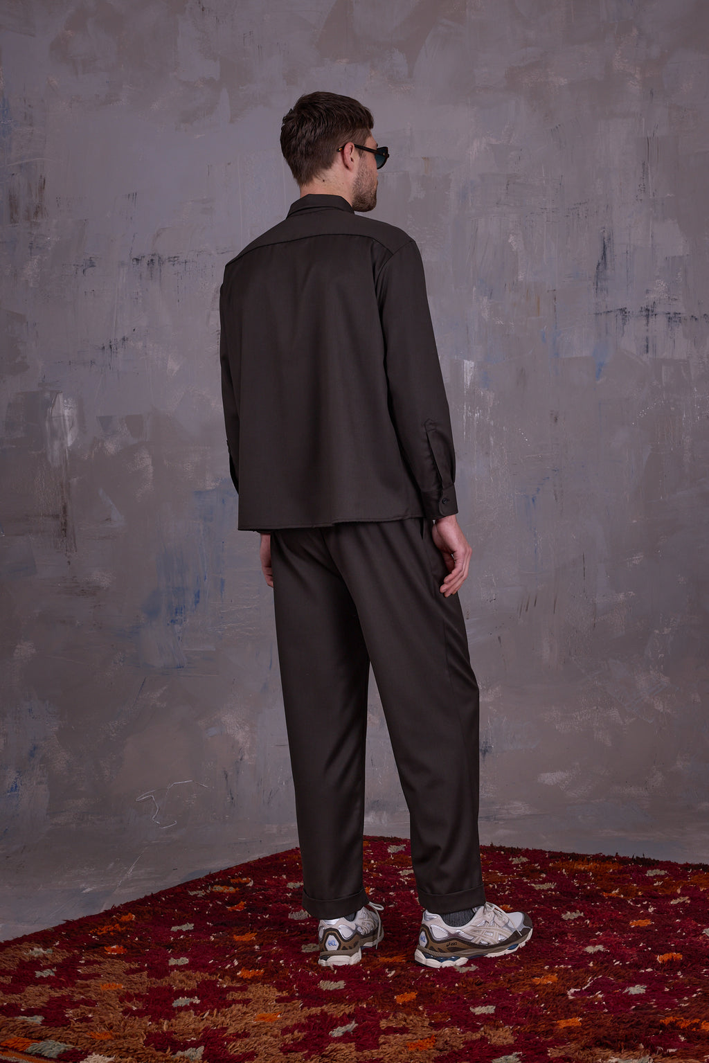 Gelesto hemd in black olive