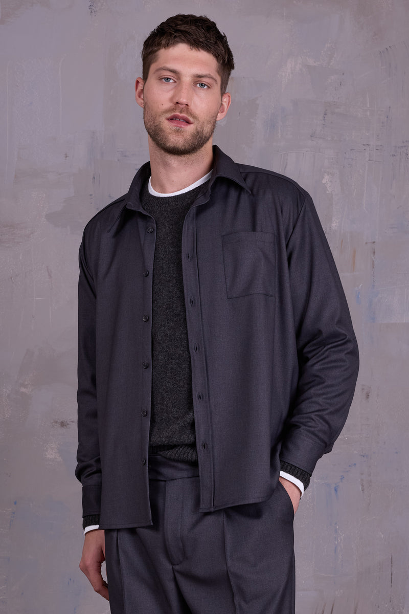 Gelesto shirt in anthracite