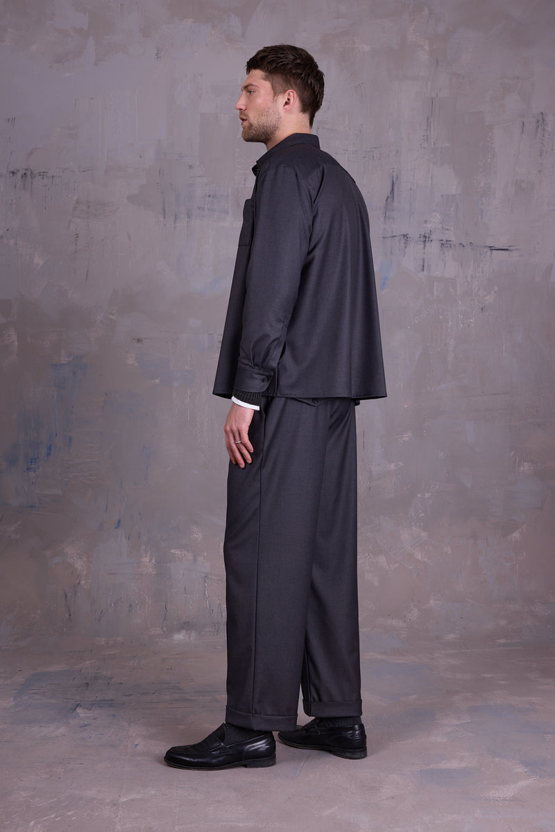 Gelesto shirt in anthracite