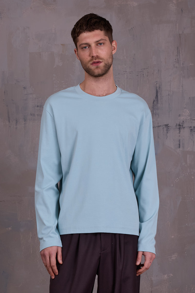 Geoff T-shirt  in misty sage