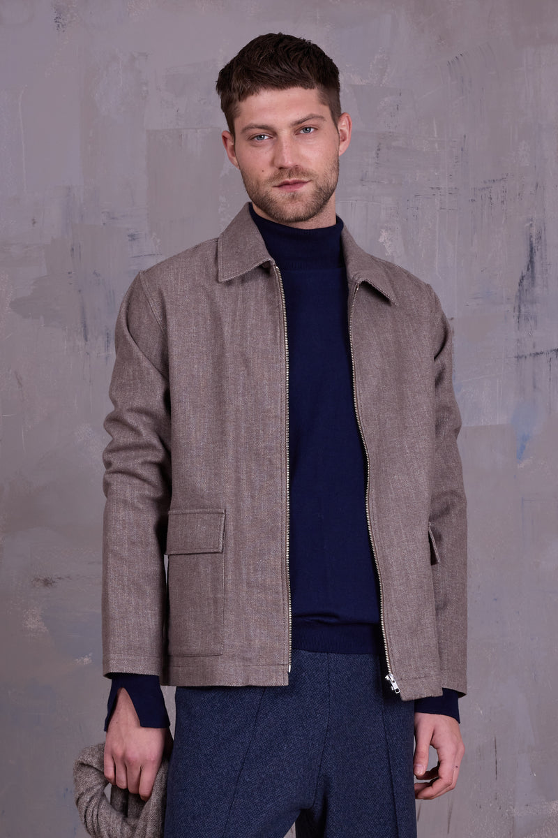 Gerre jacket in greige