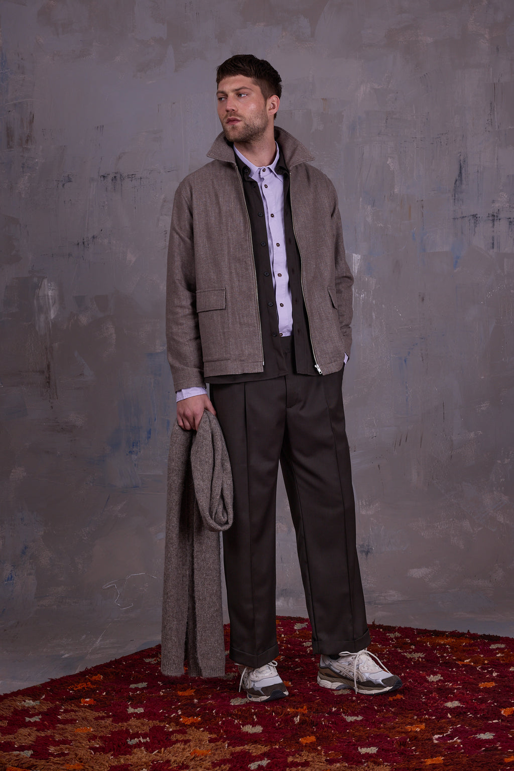 Gerre jacket in greige