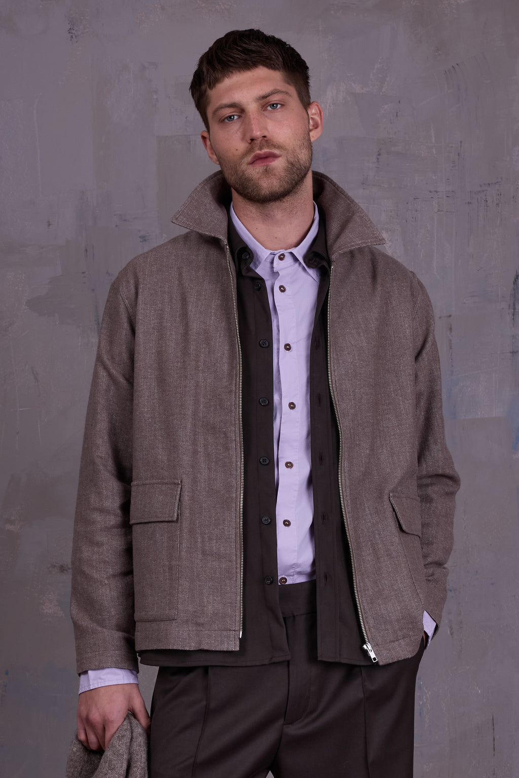 Gerre jacket in greige
