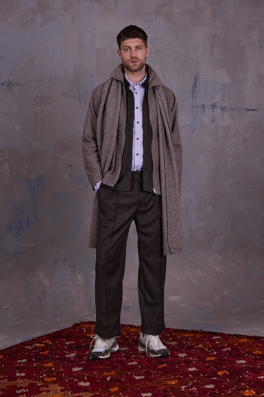 Gerre jacket in greige