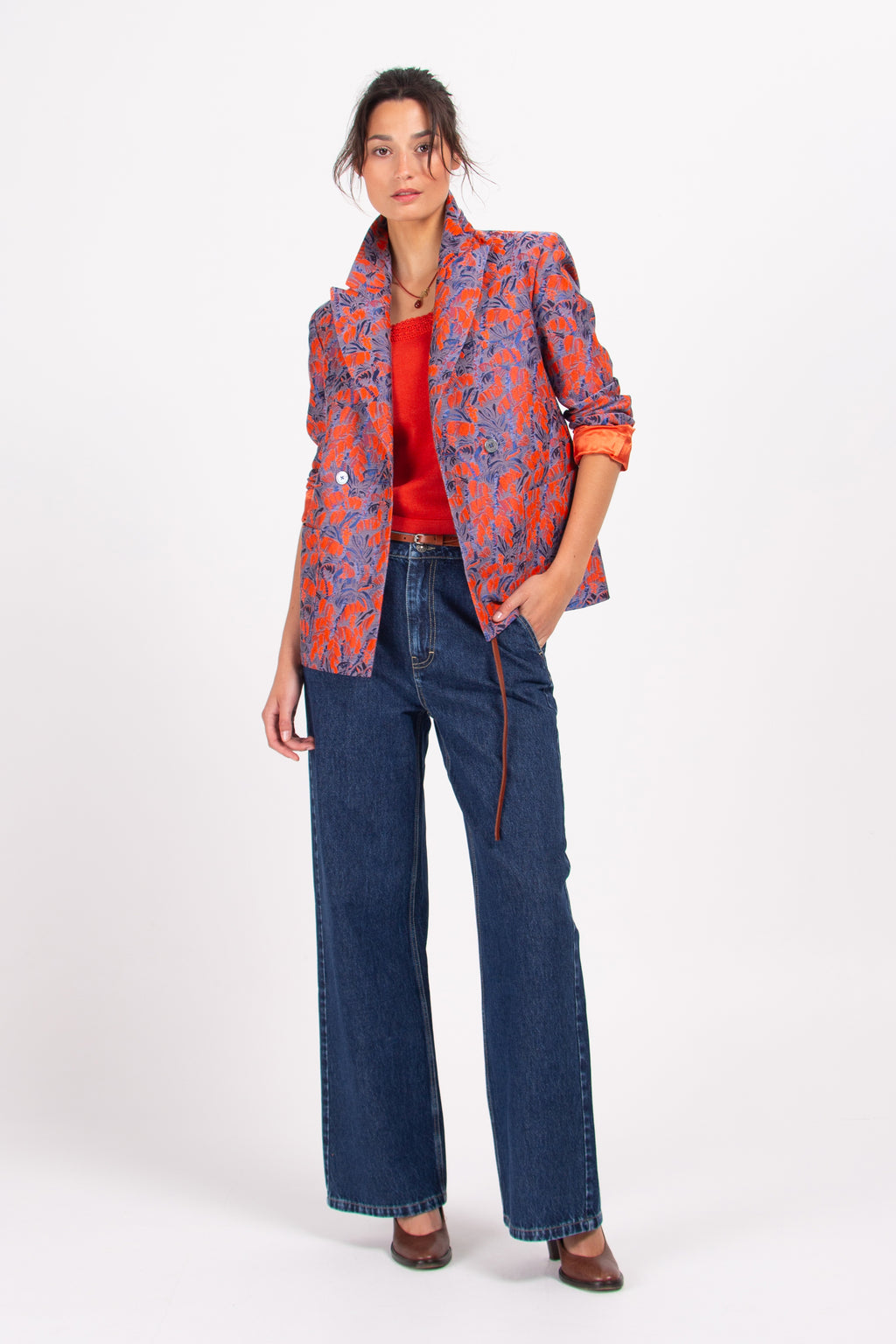 Dario dark denim trousers