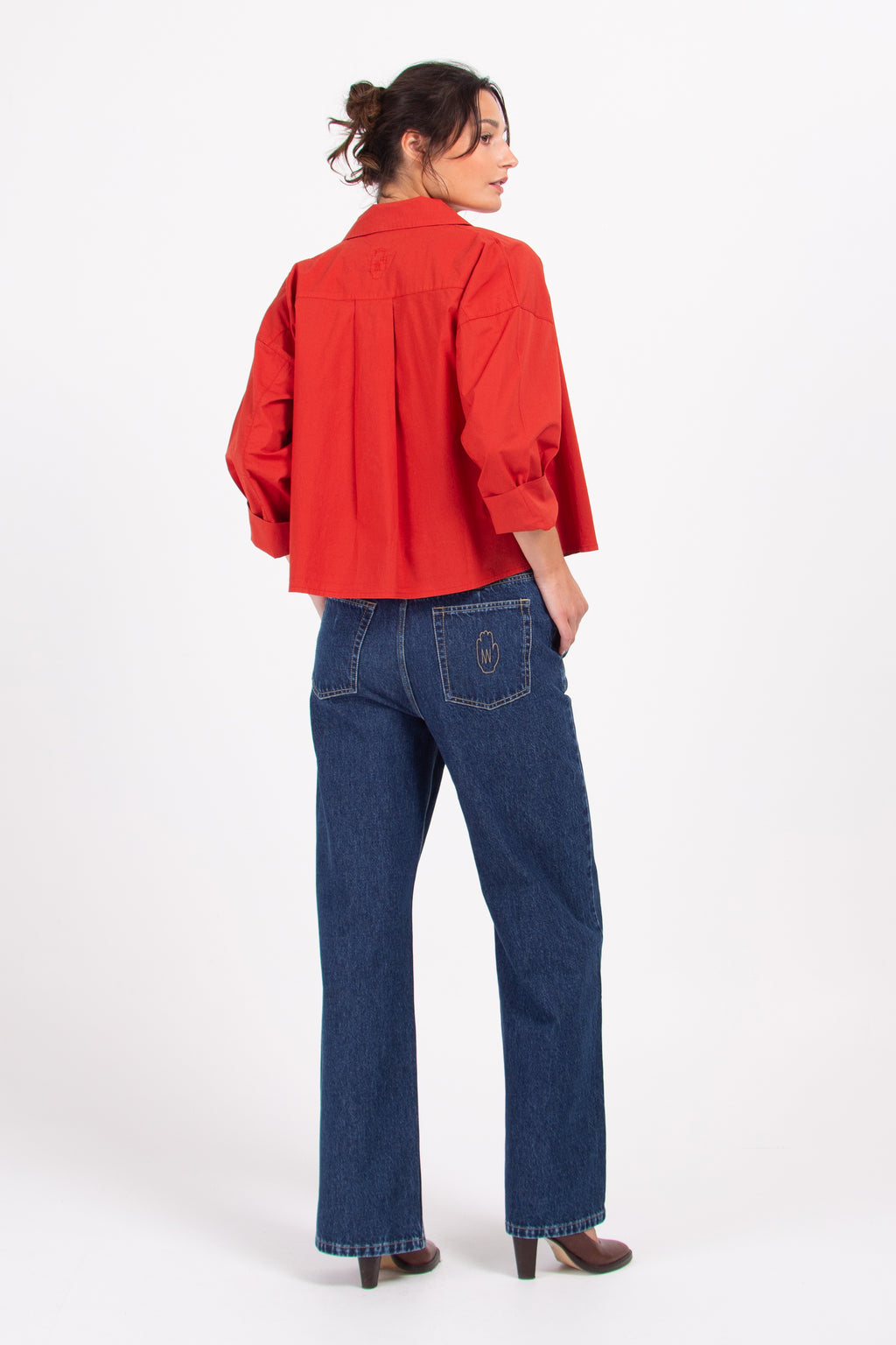 Dario dark denim trousers