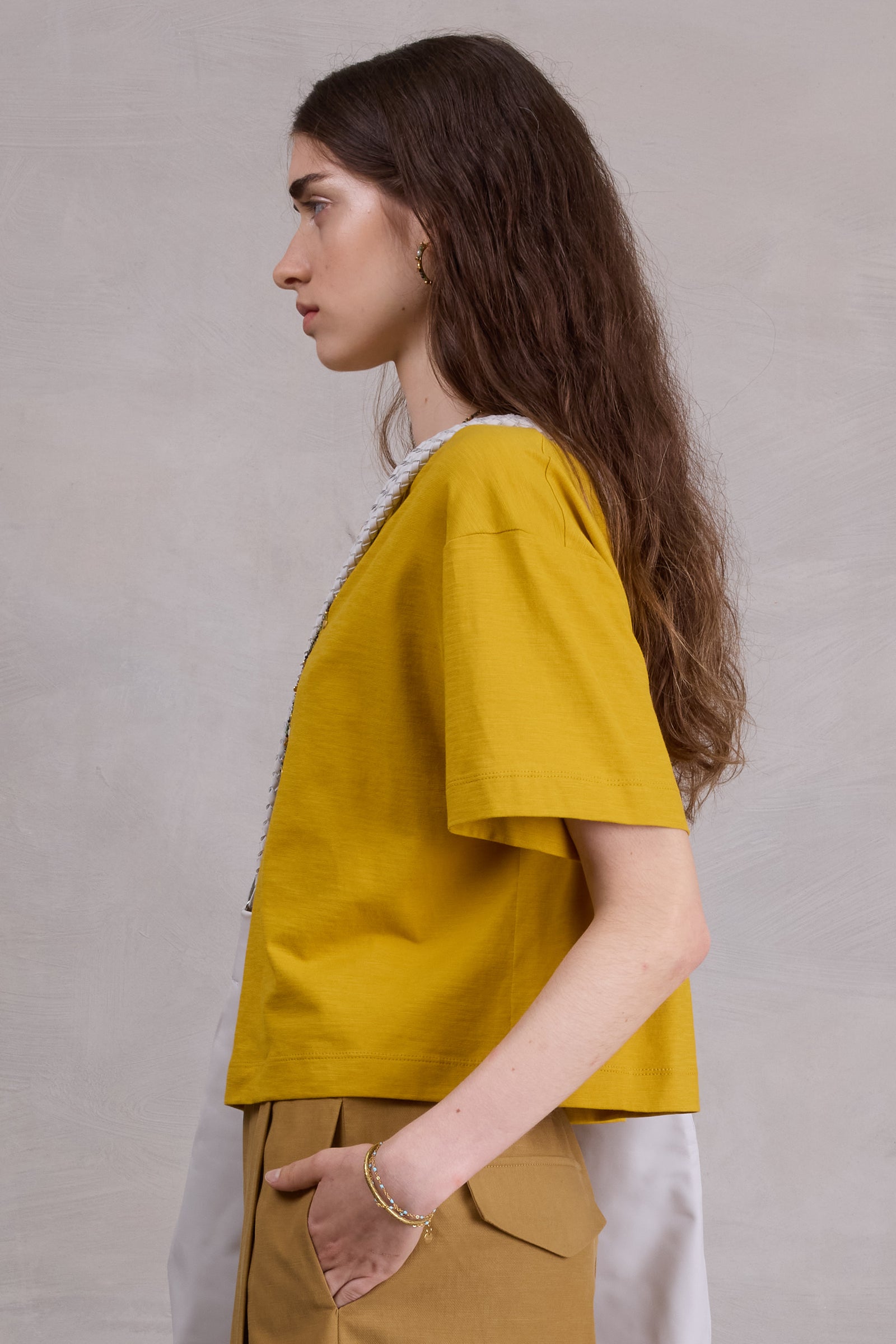 Zandro T-shirt in curry