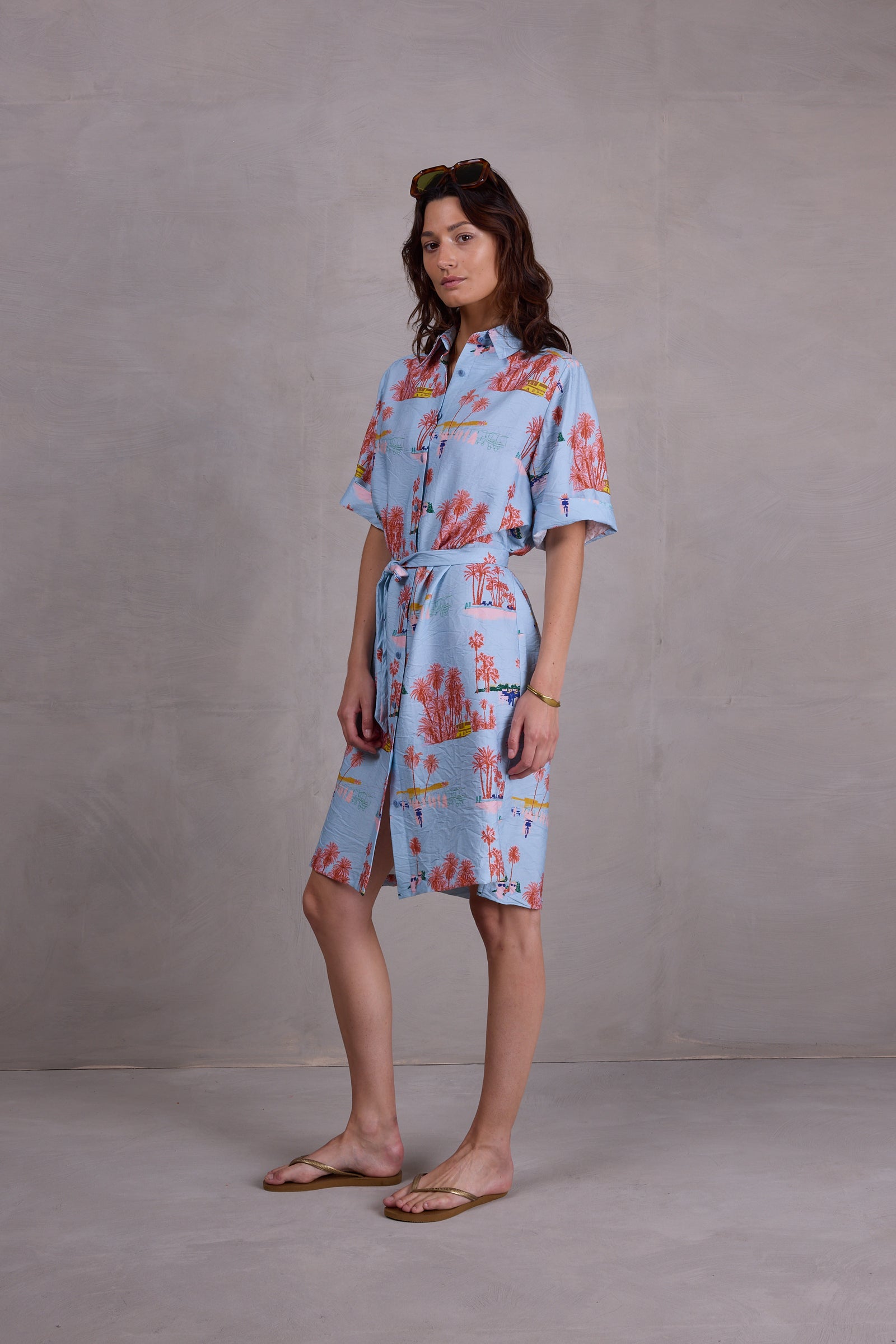 Fendi dress in blue Havana