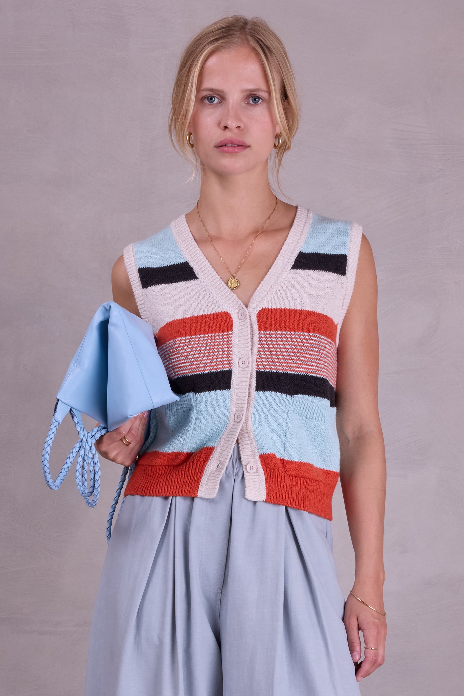 Markelo gestreepte debardeur