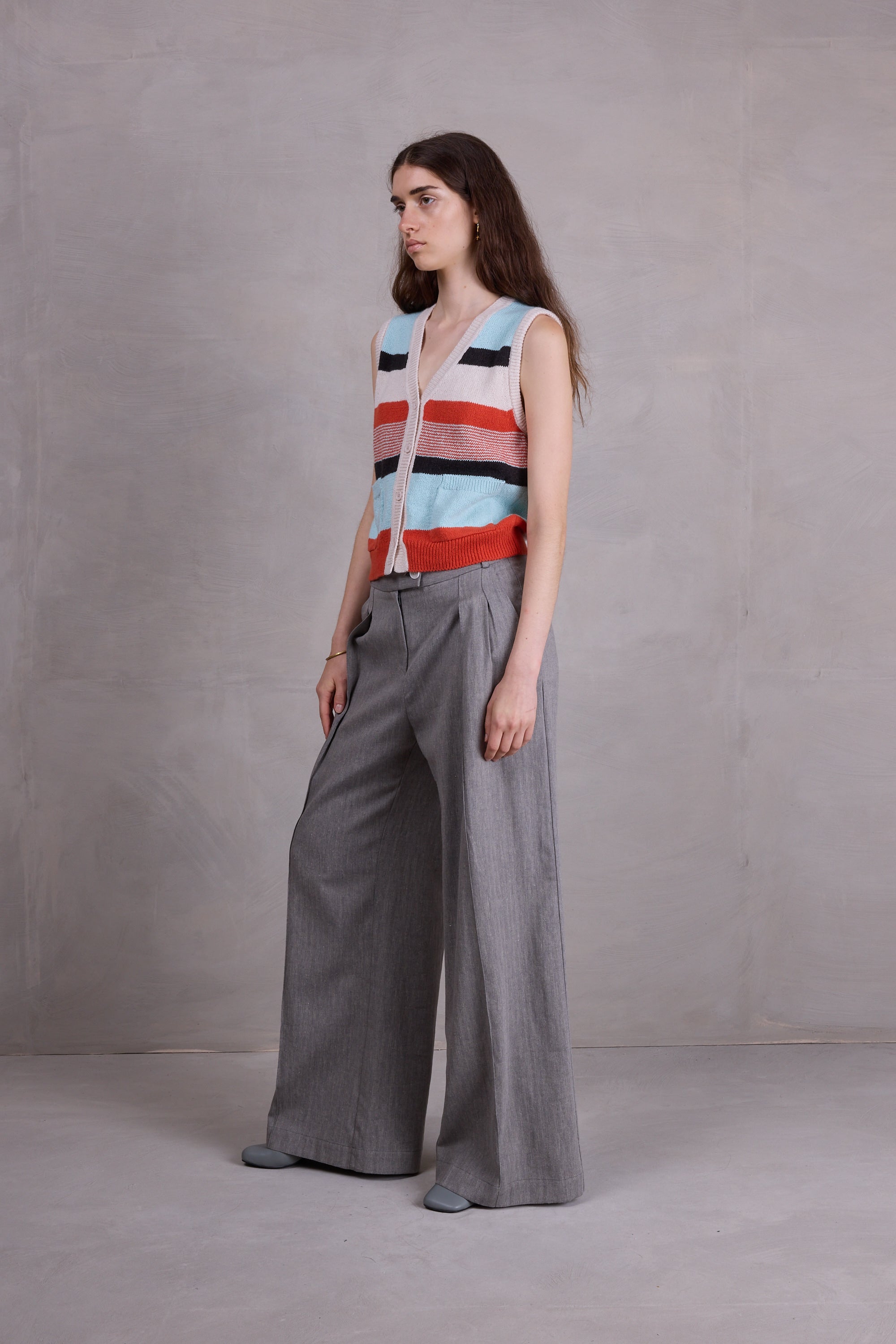 Markelo striped spencer