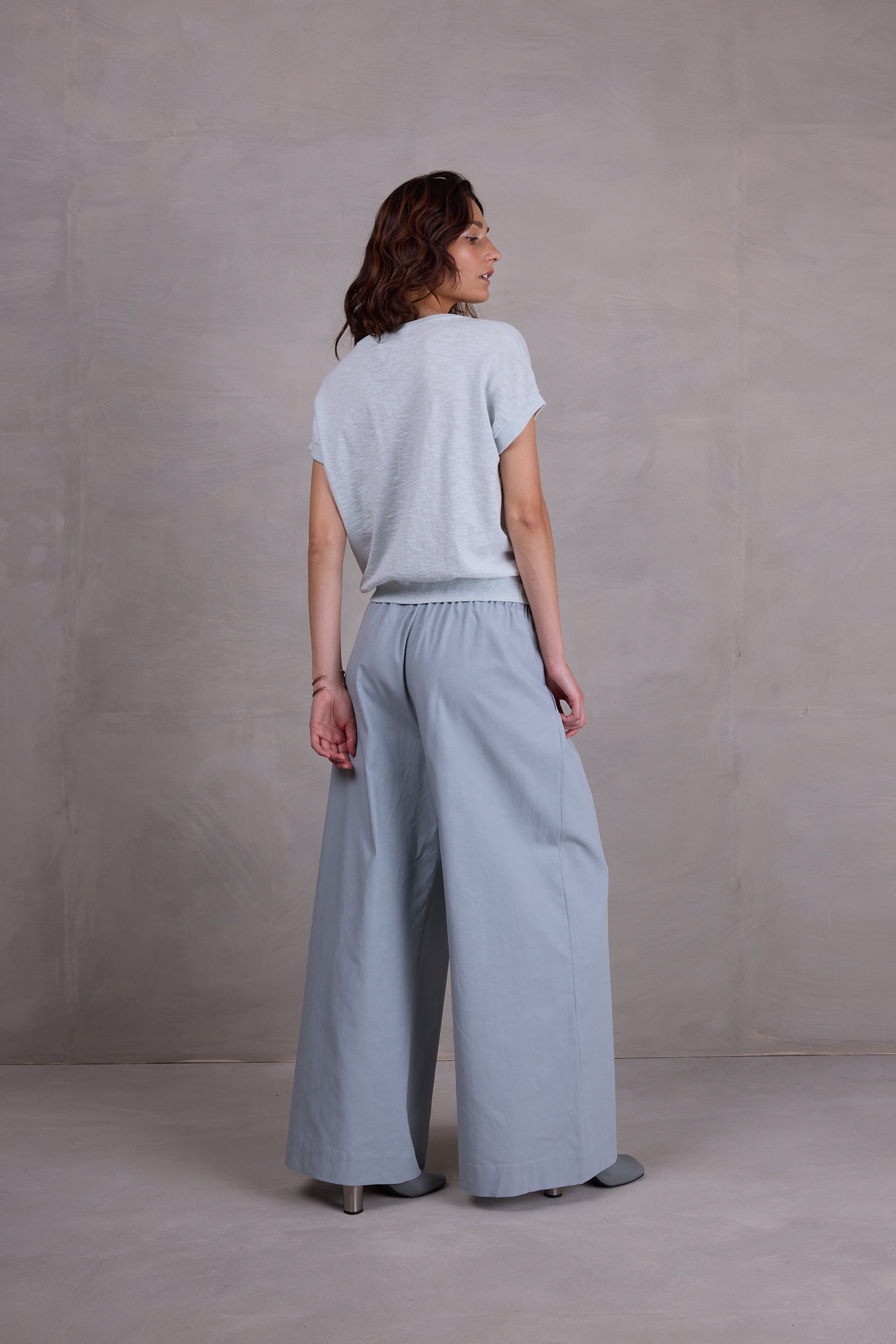 Freddy broek in misty blue