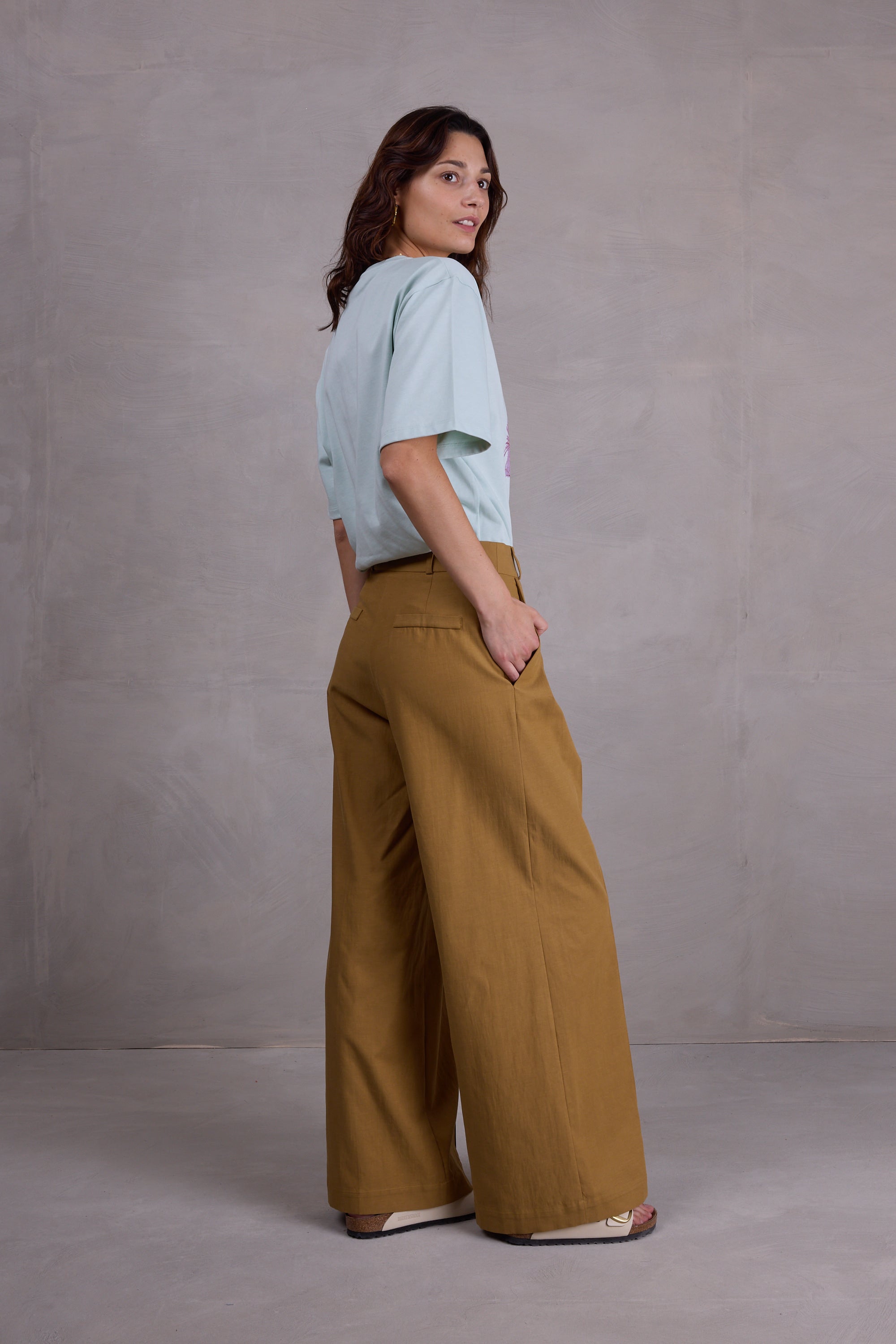 Cezar trousers in mustard