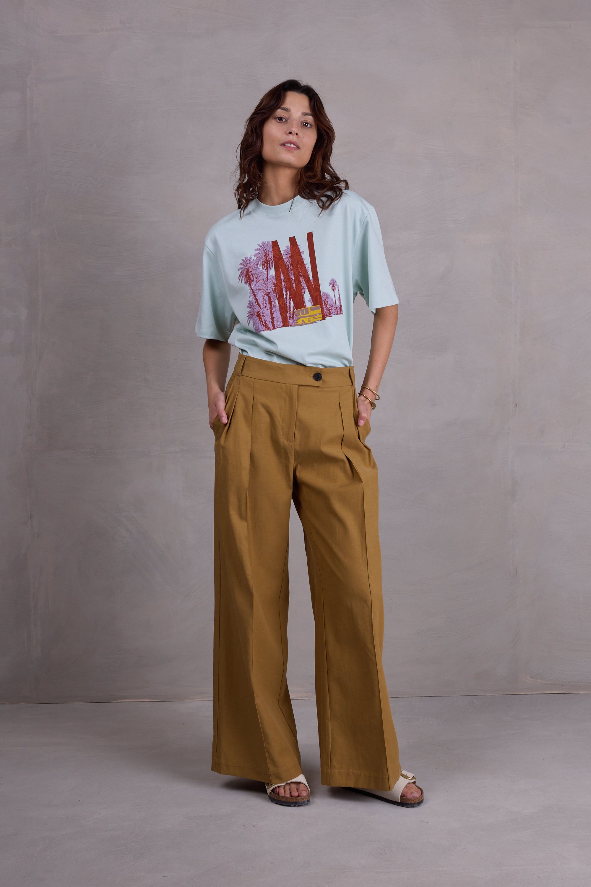Cezar trousers in mustard