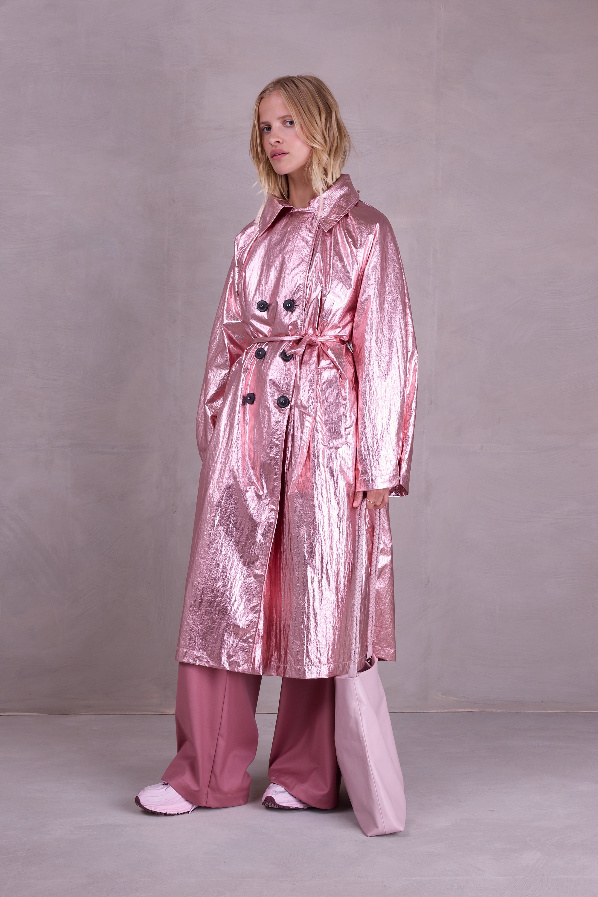 Edward pantalon en vieux rose