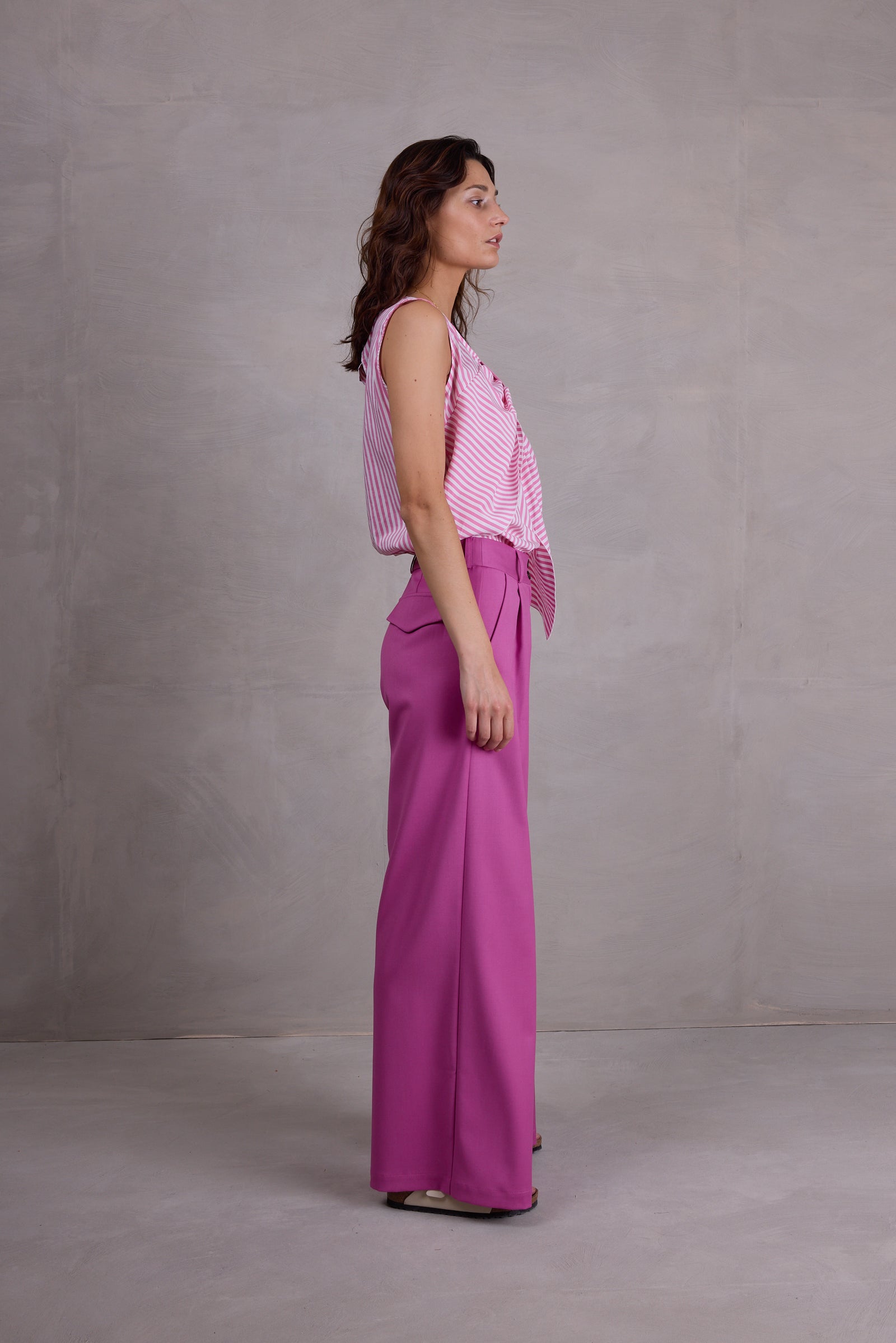 Edward pantalon en very berry