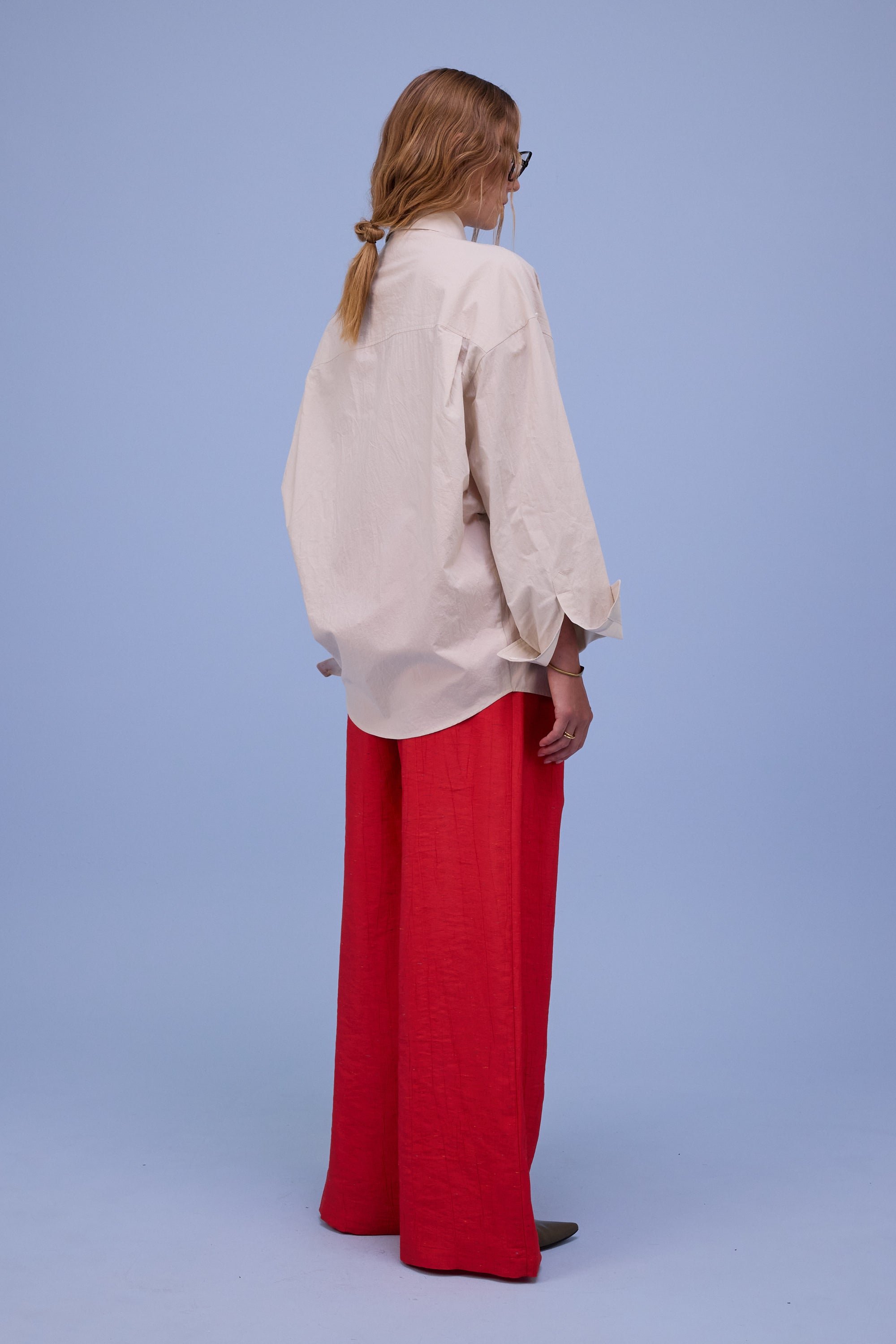 Harper shirt in chalk white