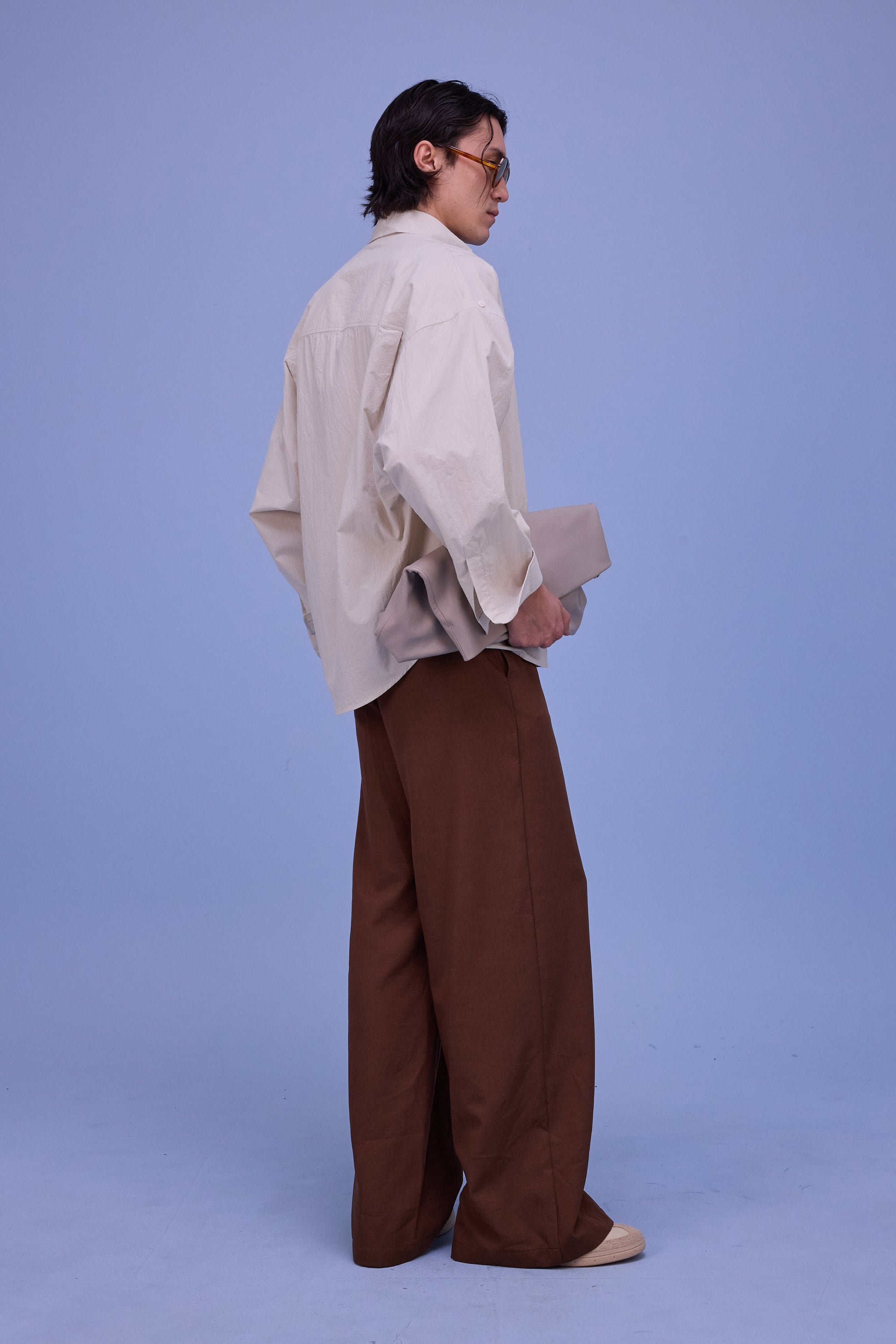 Harper shirt in chalk white