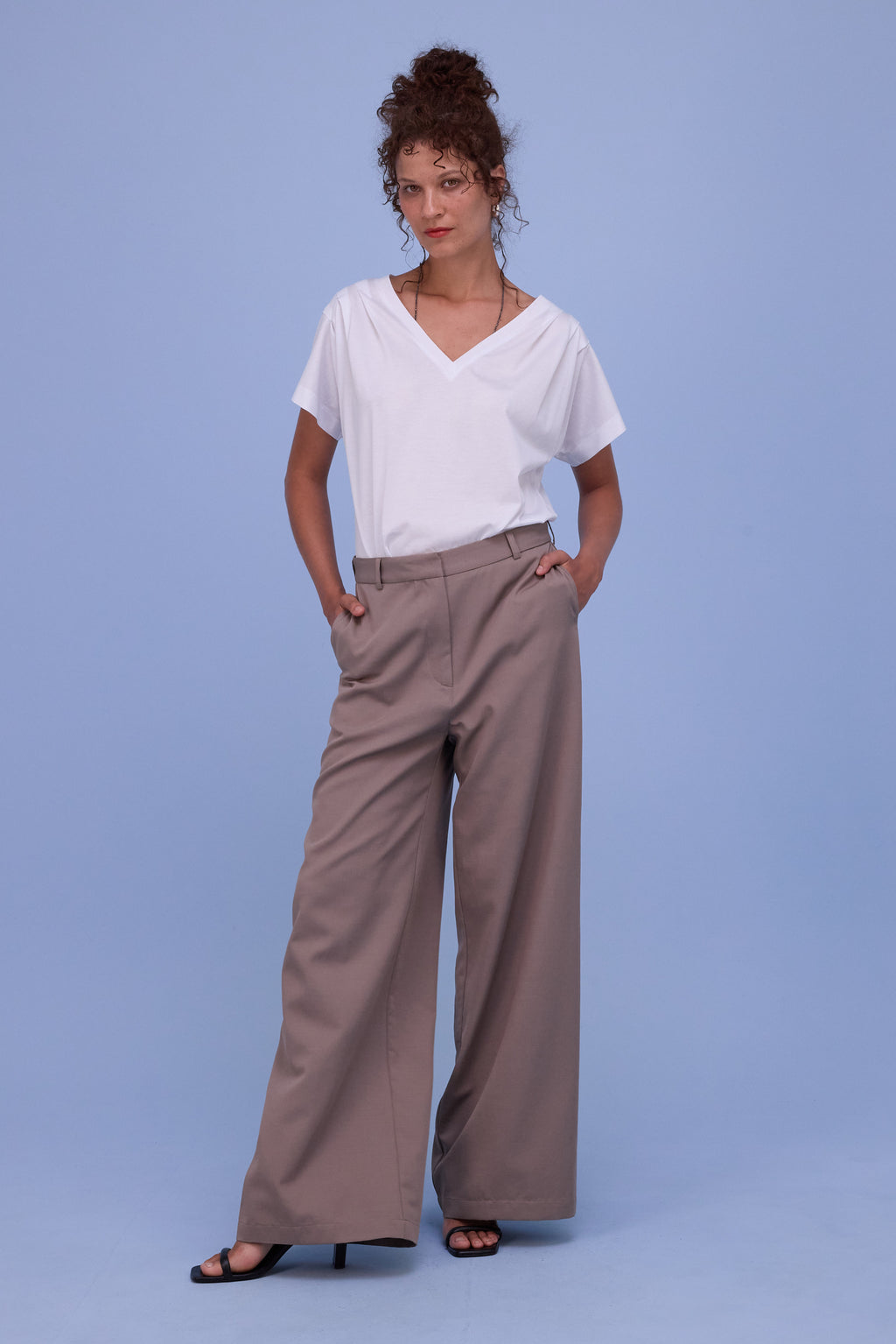 Bodine weisses T-Shirt