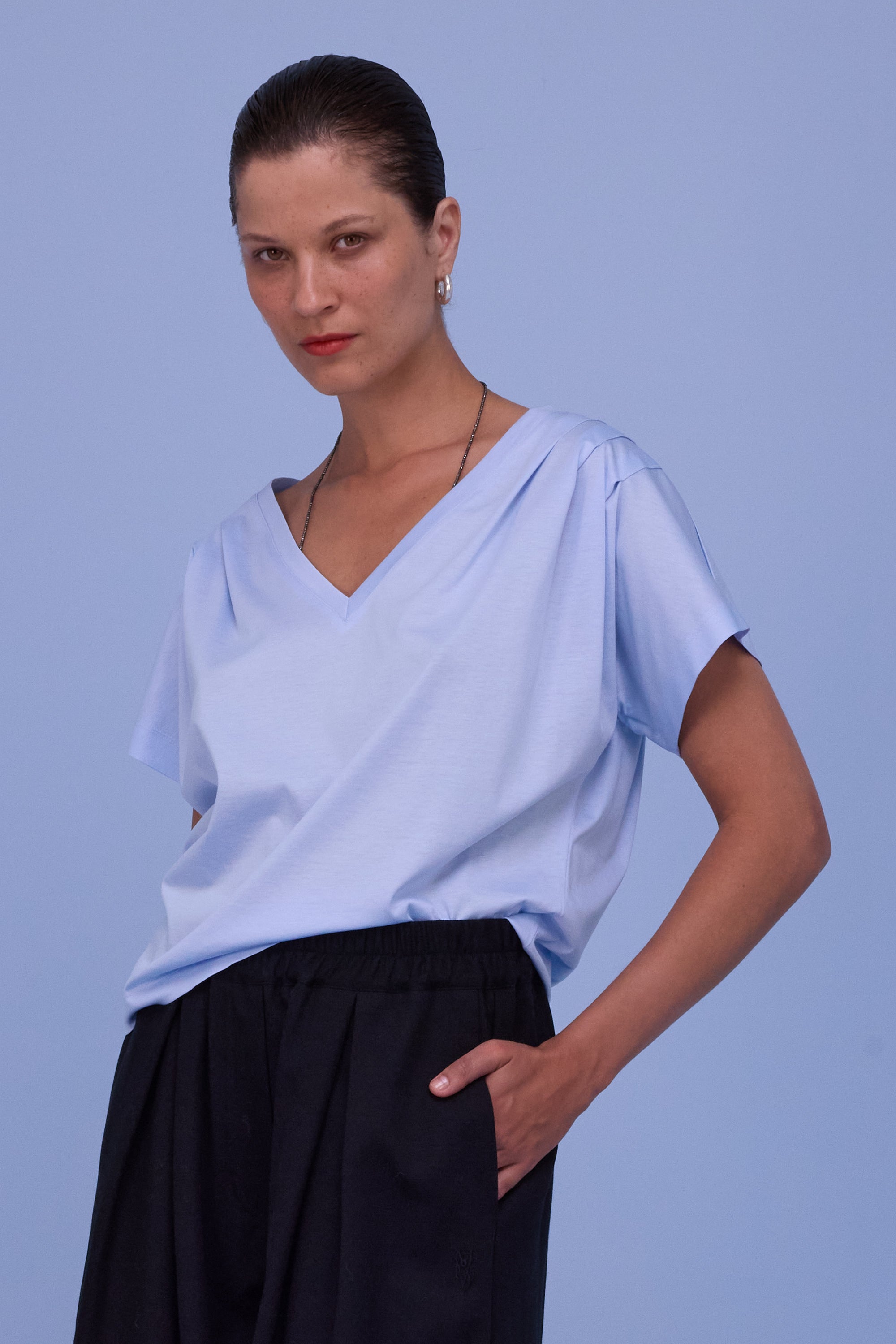 Bodine T-shirt in springwater