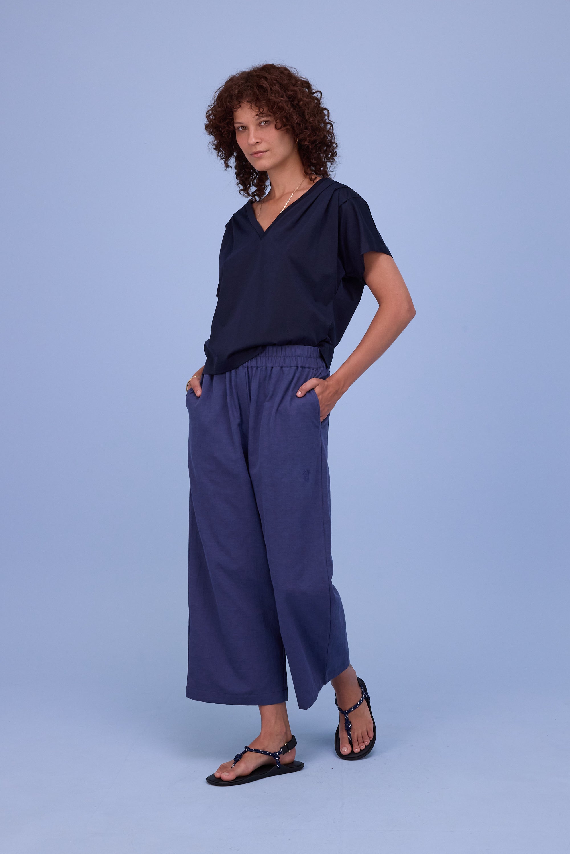 Bodine T-shirt in night blue