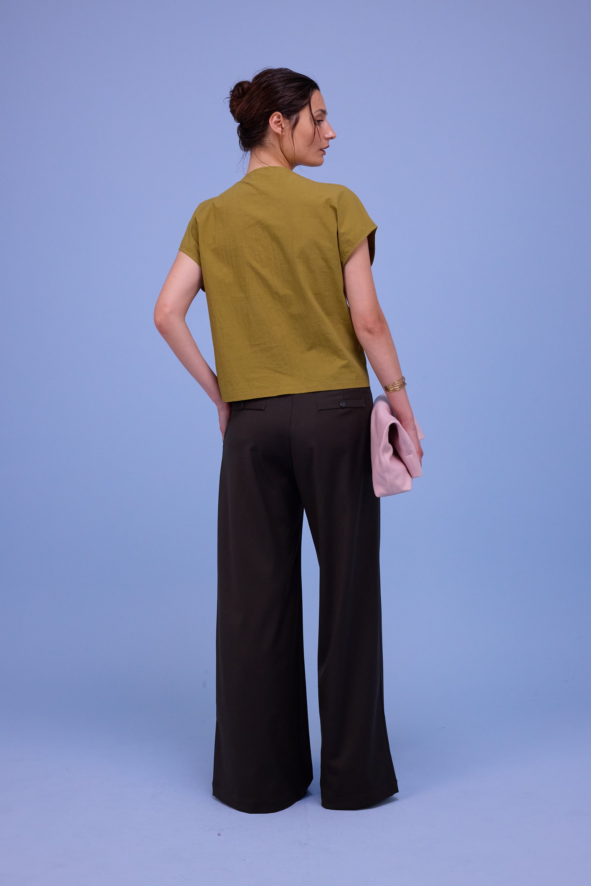 Harriet blouse in moss