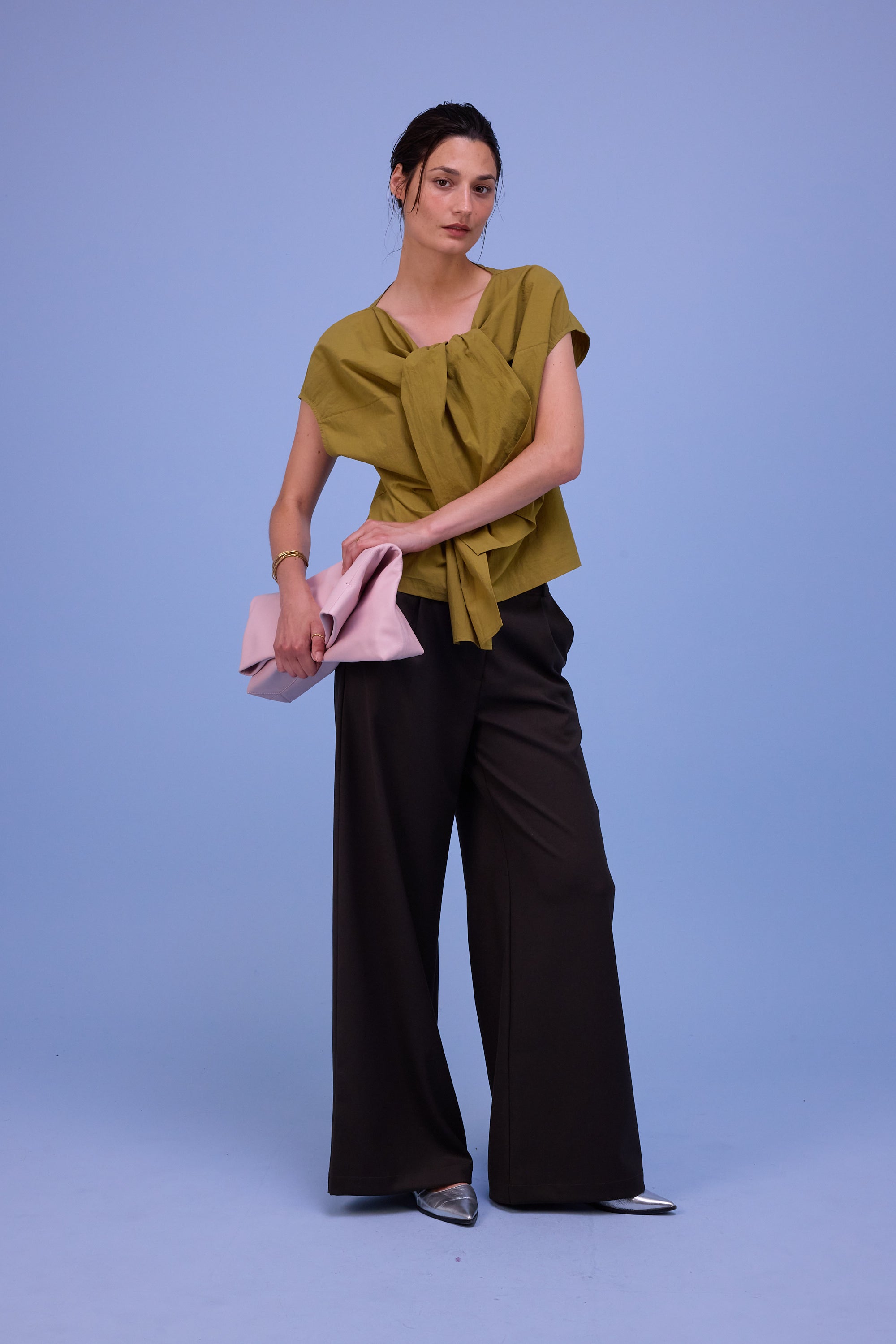 Harriet blouse in moss