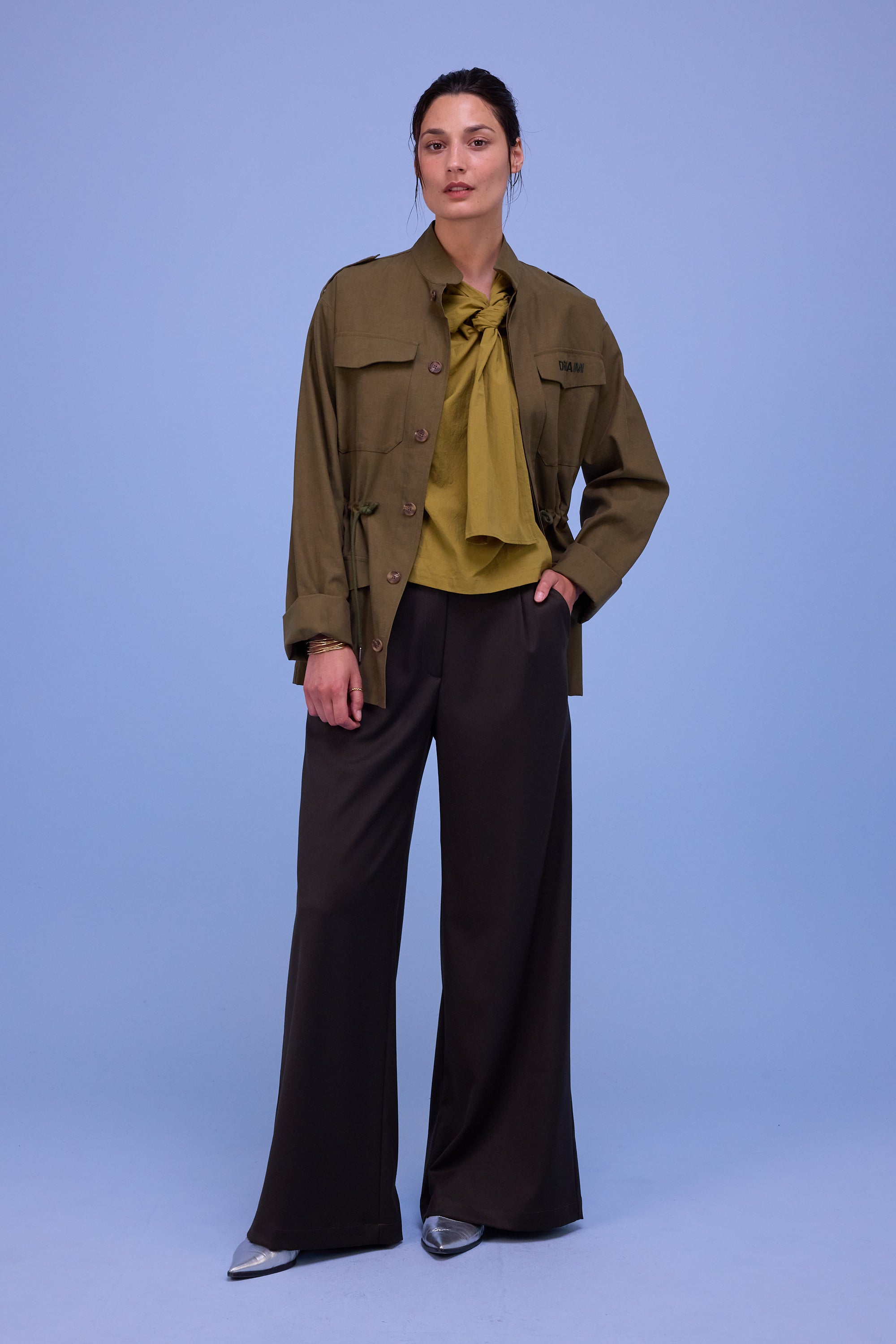 Harriet blouse in moss