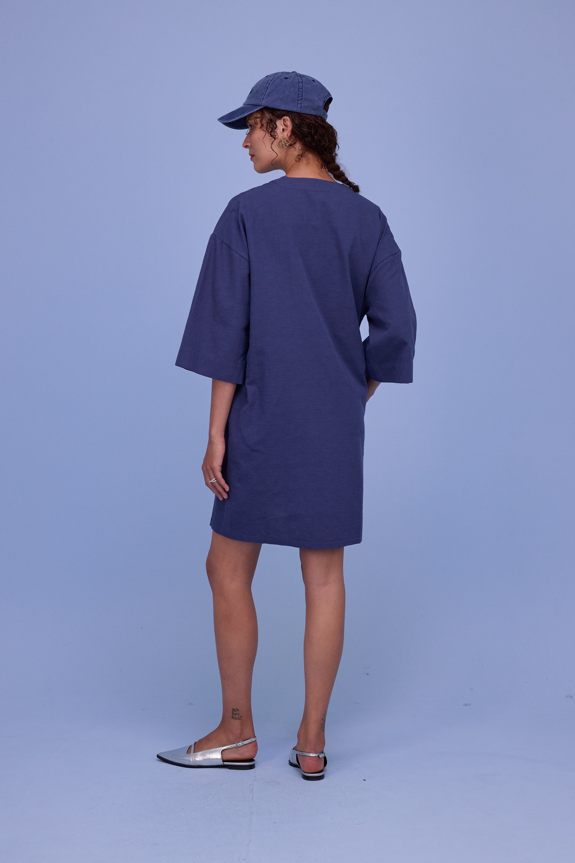 Harlow jurk in marlin blue