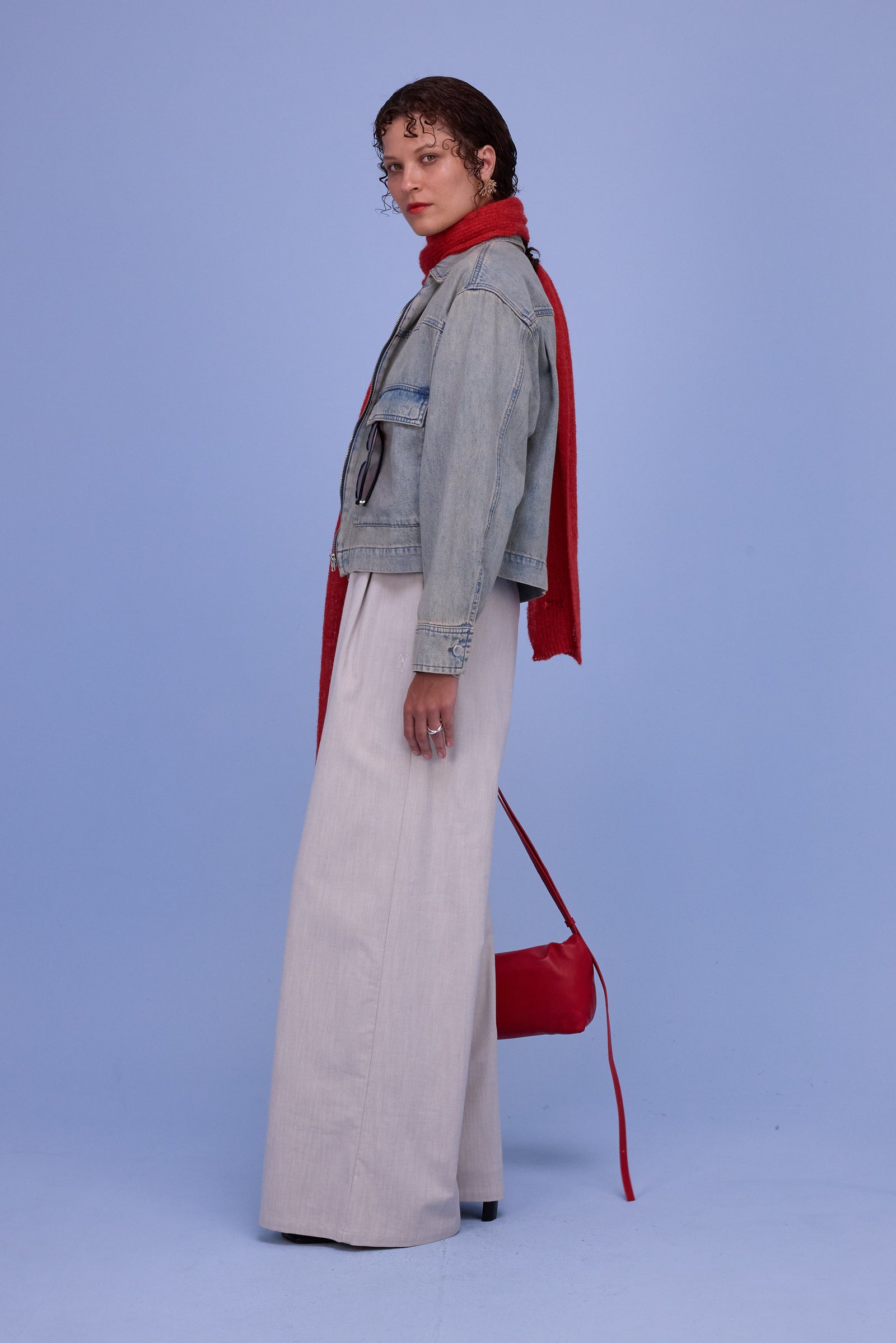 Hervé jacket in sand denim