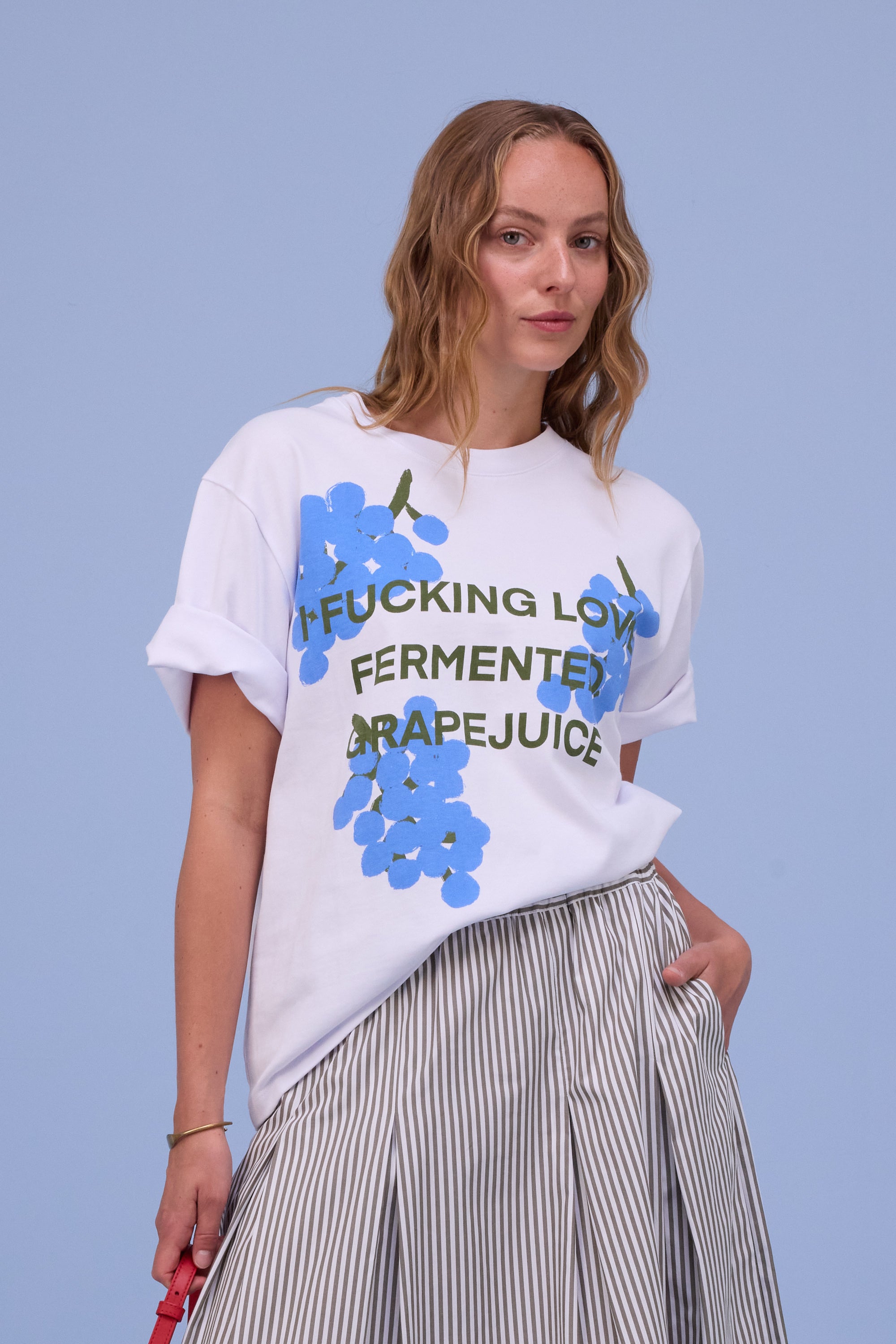 Haiden grape T-shirt