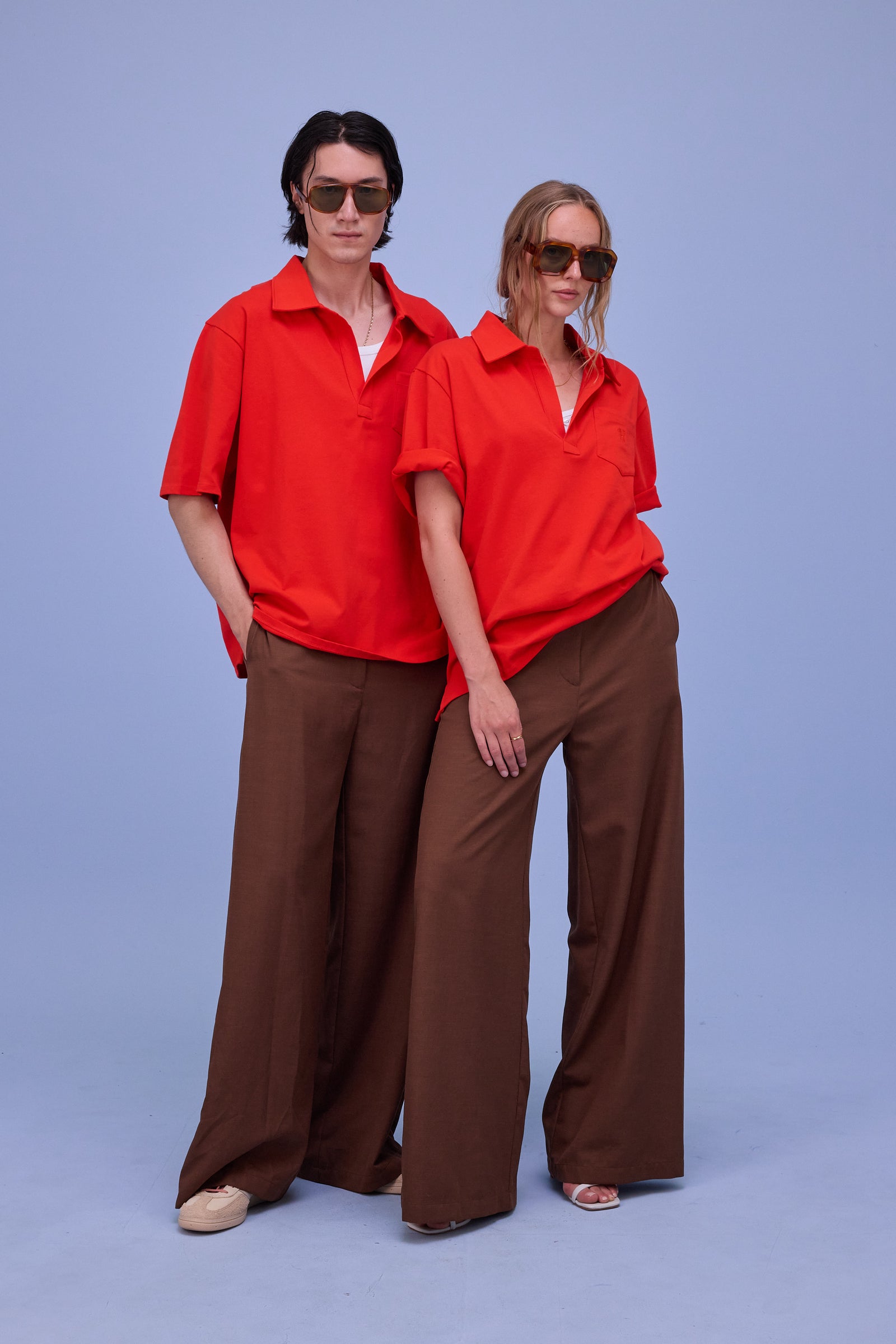 Hunter polo in fiesta red