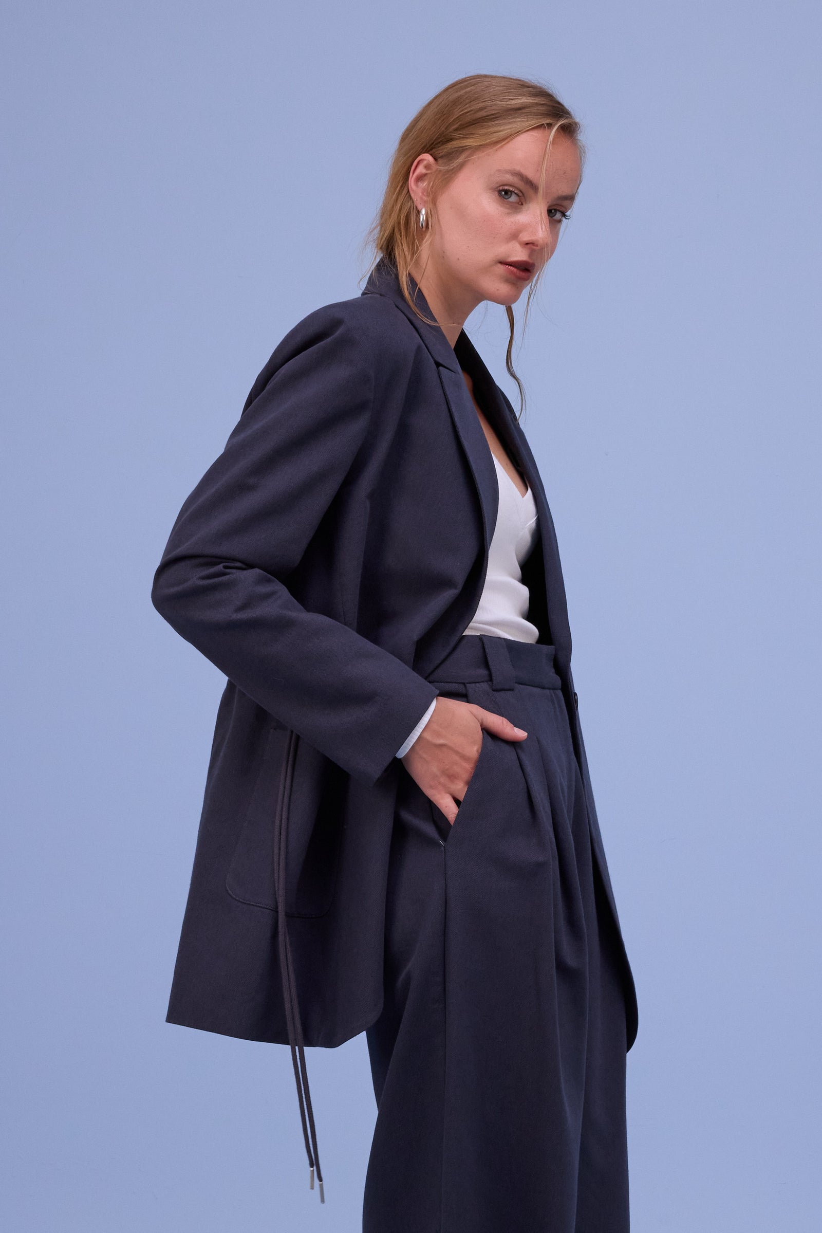 Harmon blazer in dark night