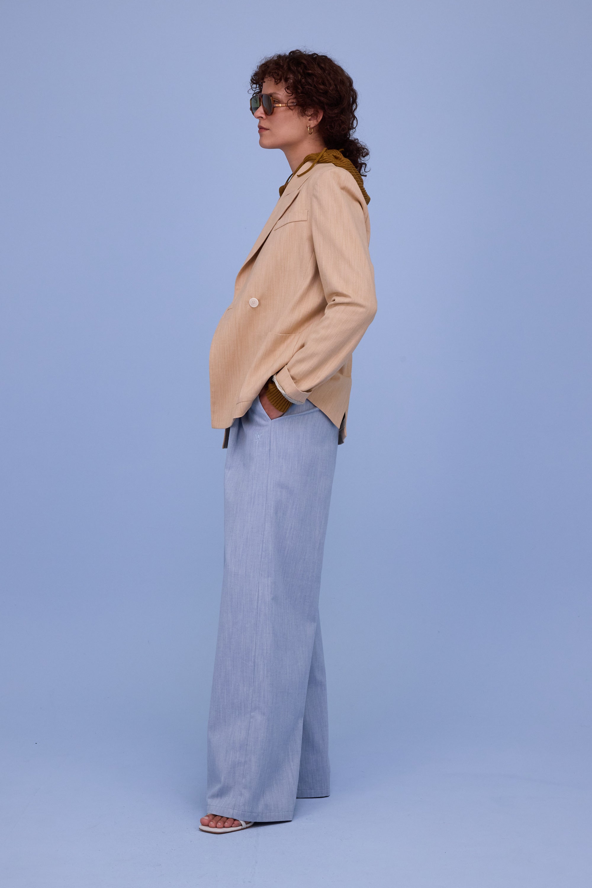 Davos blazer in soft amber