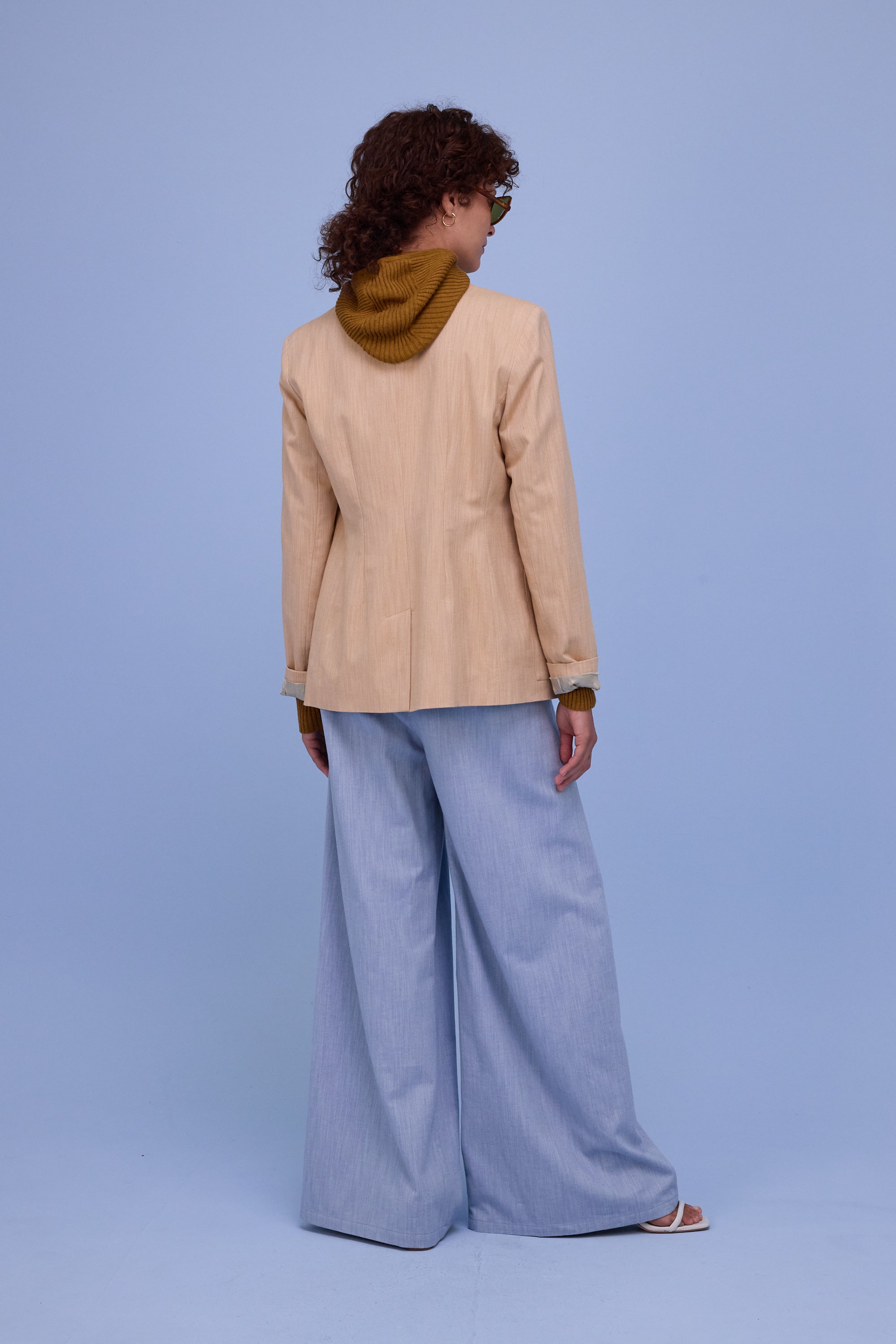 Davos blazer in soft amber