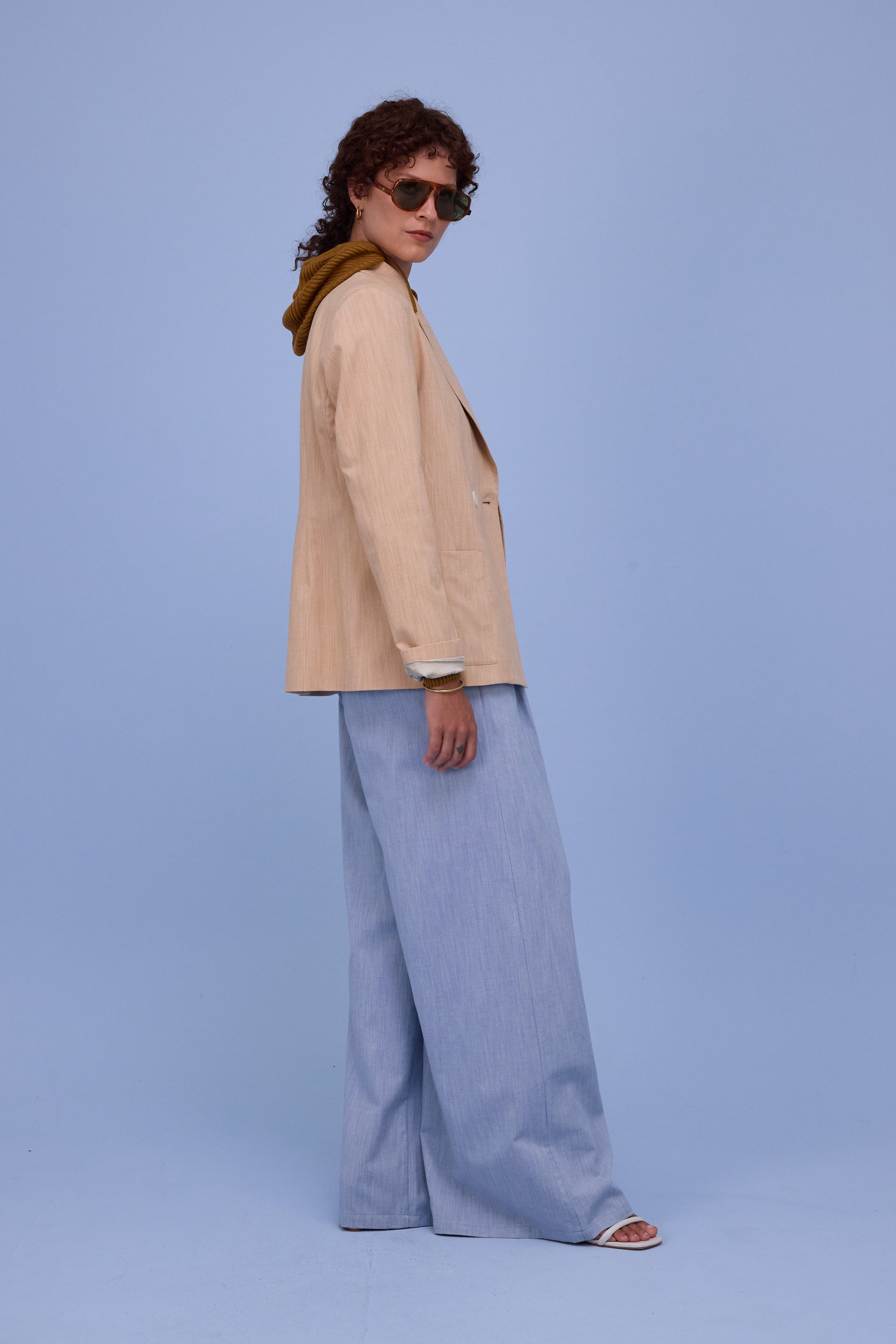 Davos blazer in soft amber