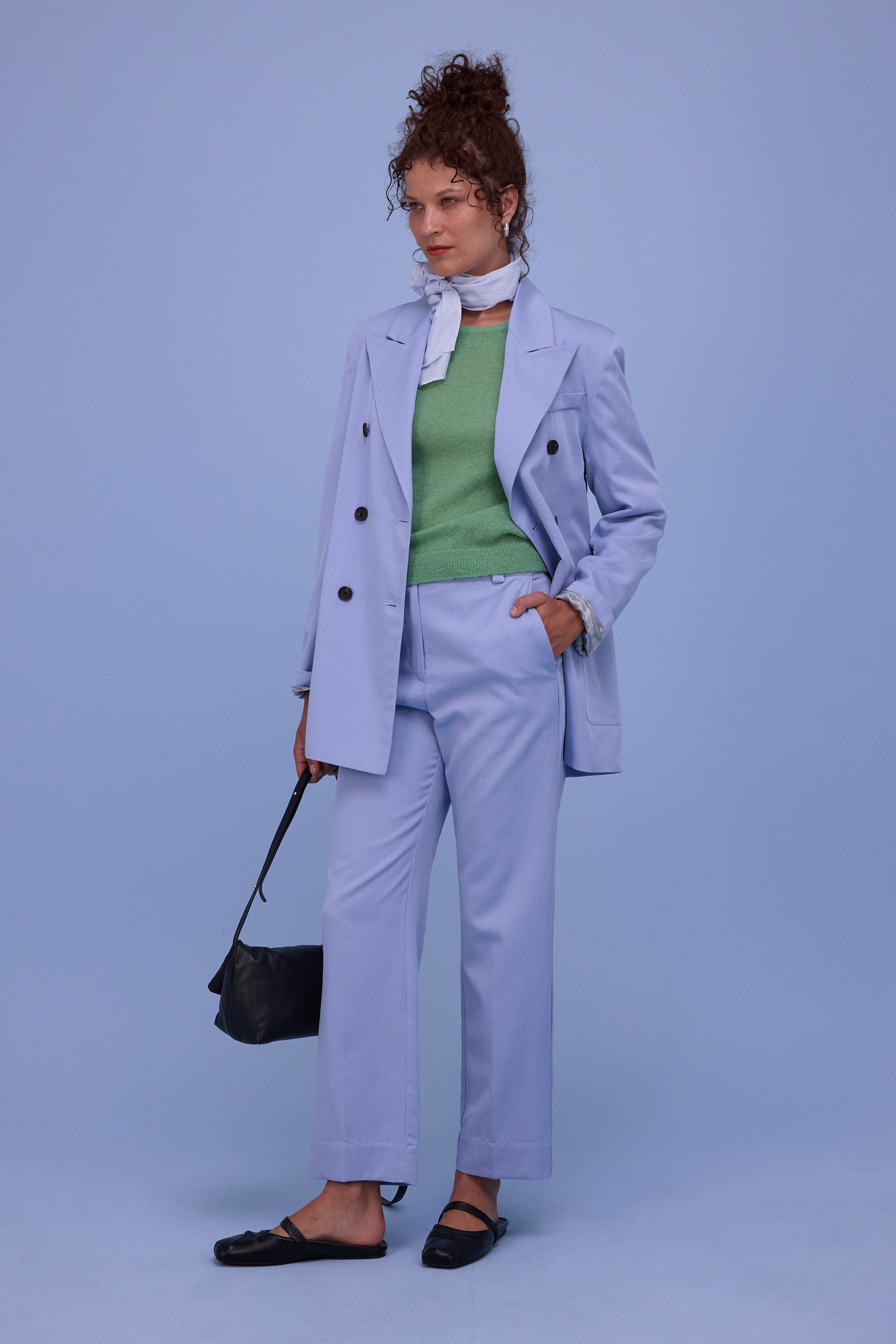 Glenn blazer in soft blue