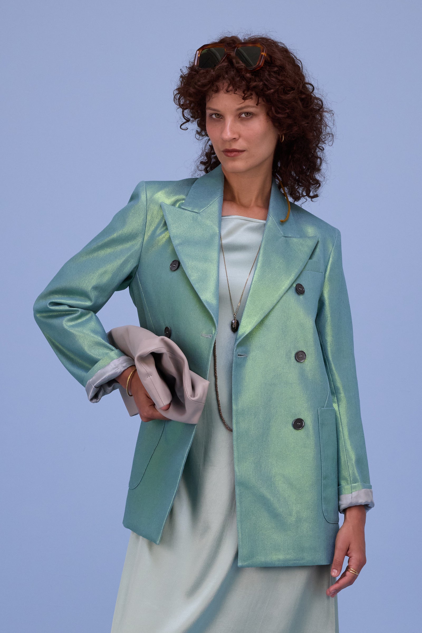 Glenn blazer in mermaid