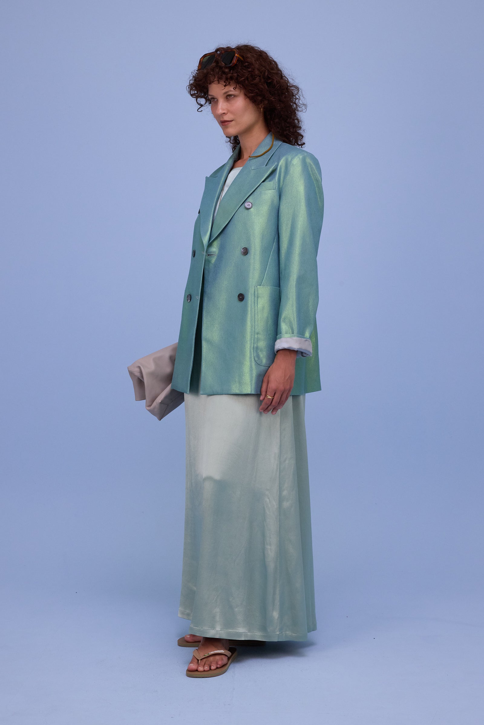 Glenn blazer in mermaid