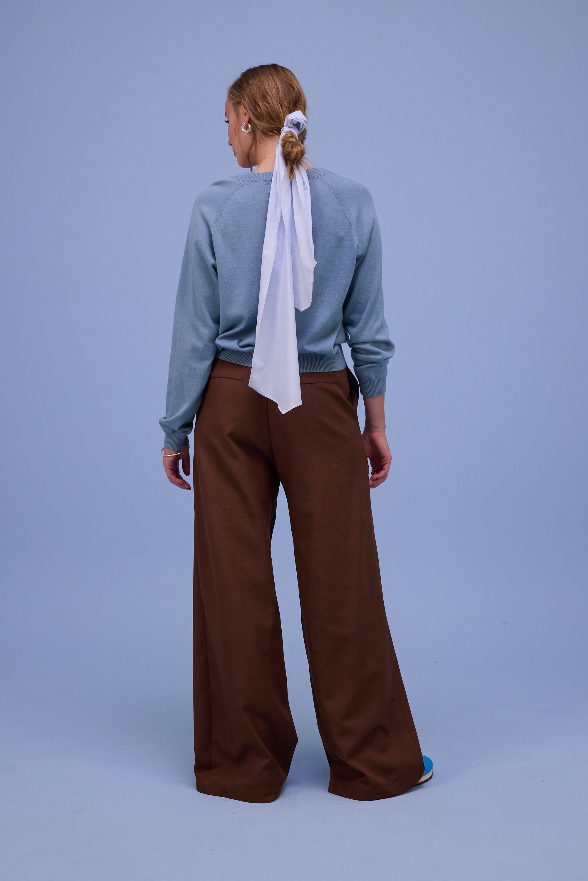 Havar cardigan in dusk blue