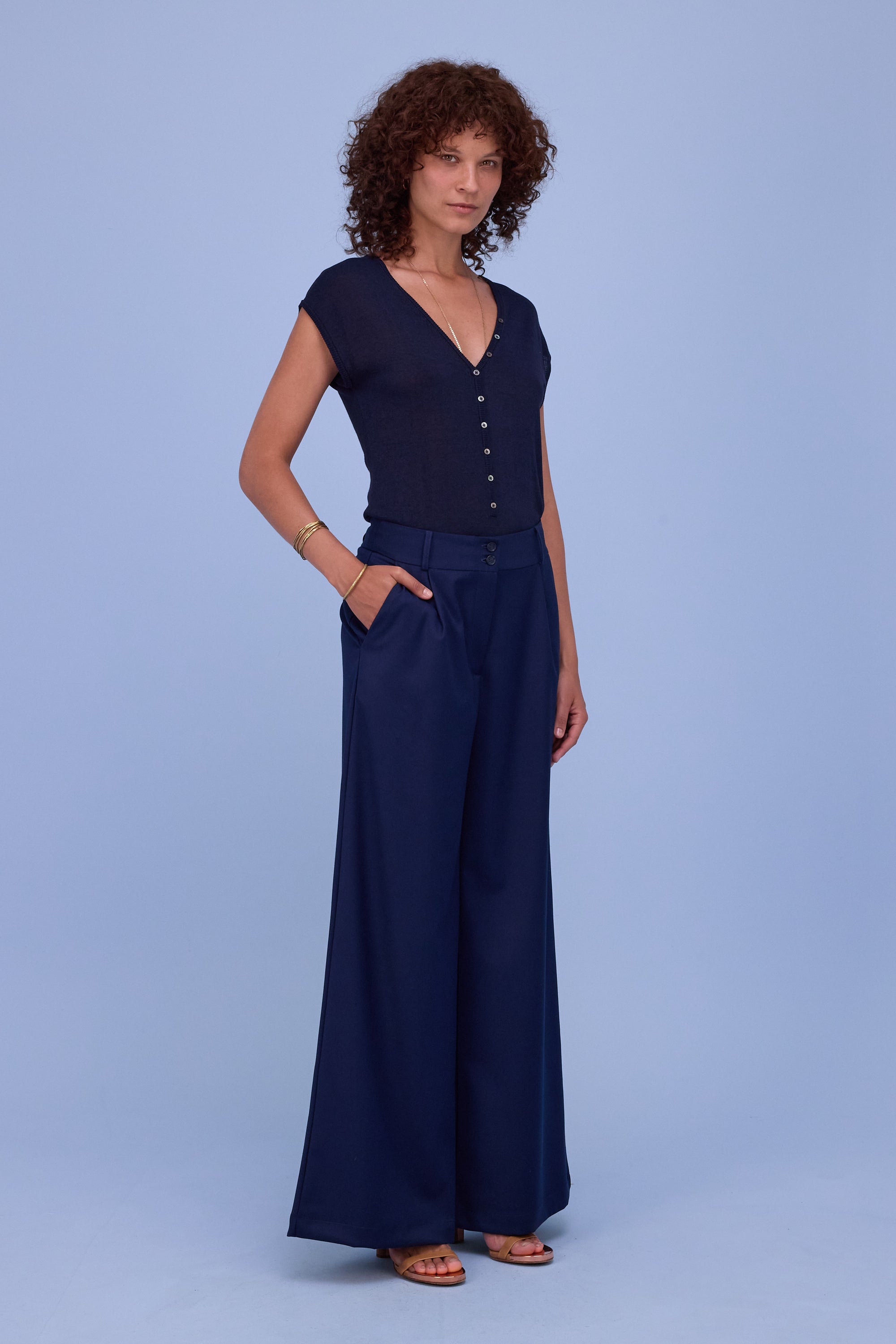 Hommage bodysuit in sand