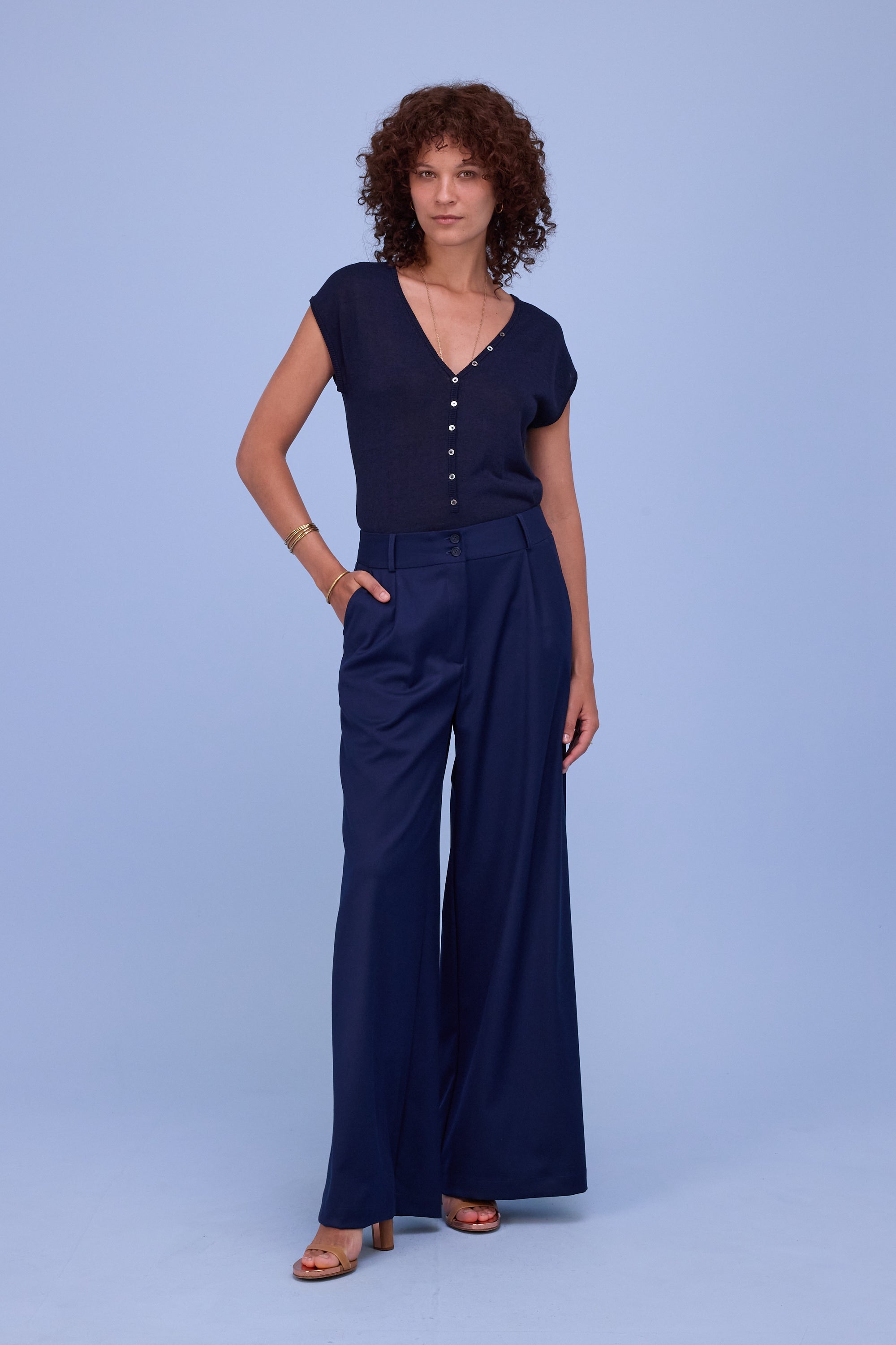 Hommage bodysuit in sand