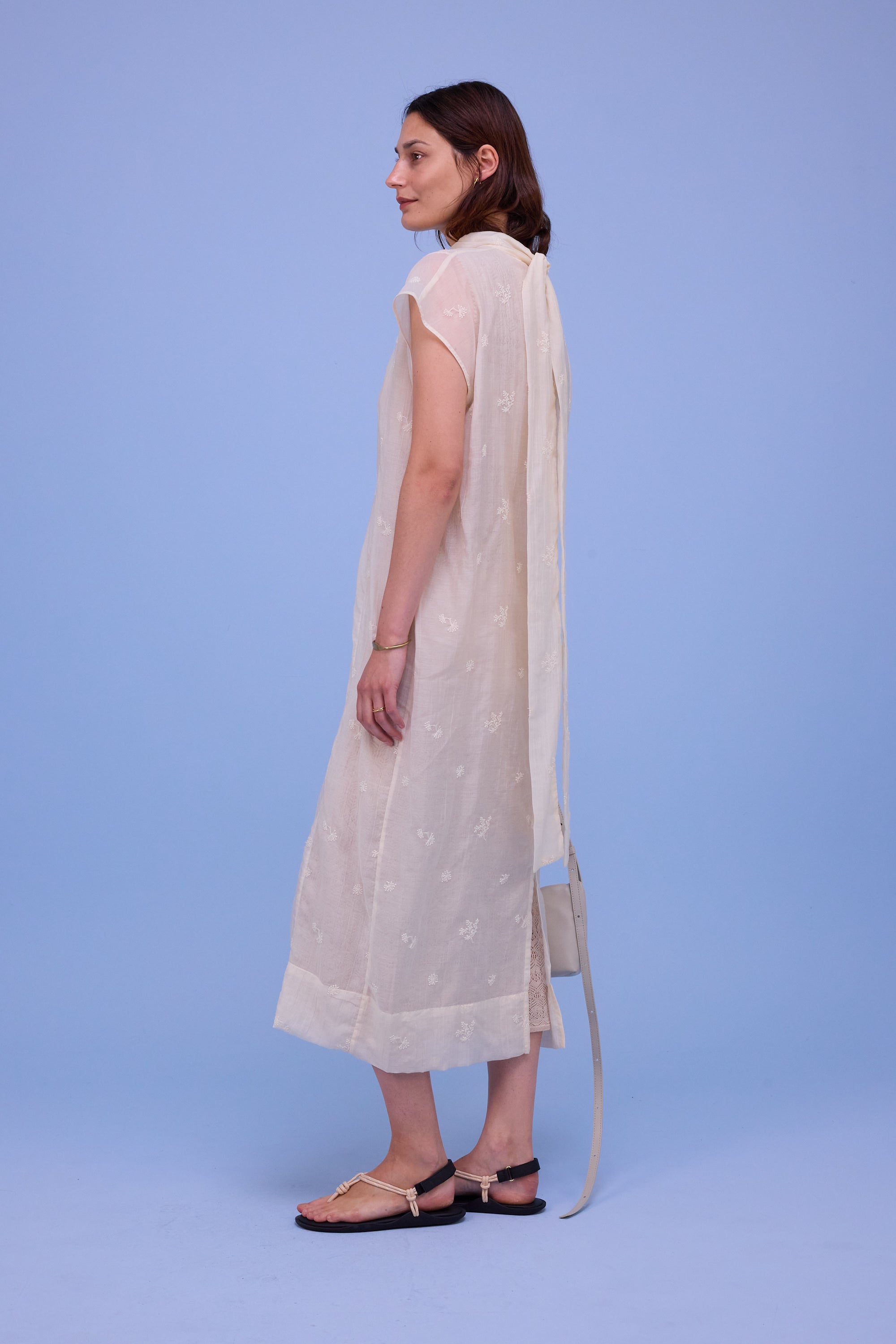 Houston knitted dress in sand