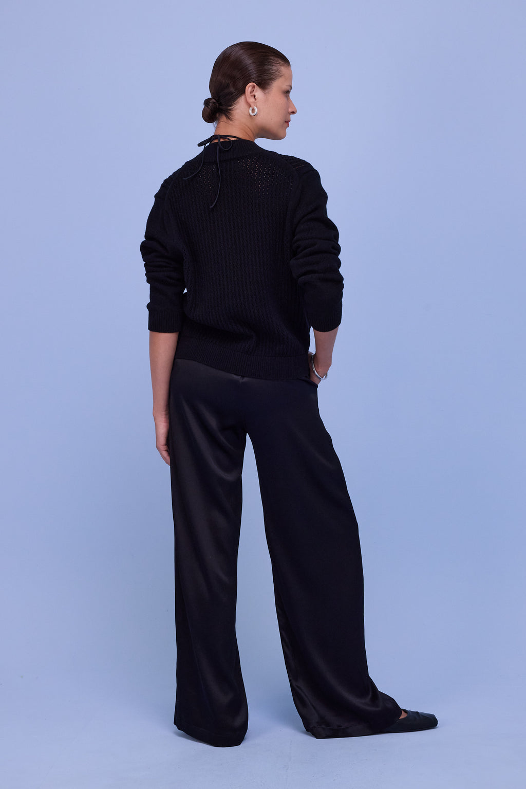 Herklion cardigan in zwart