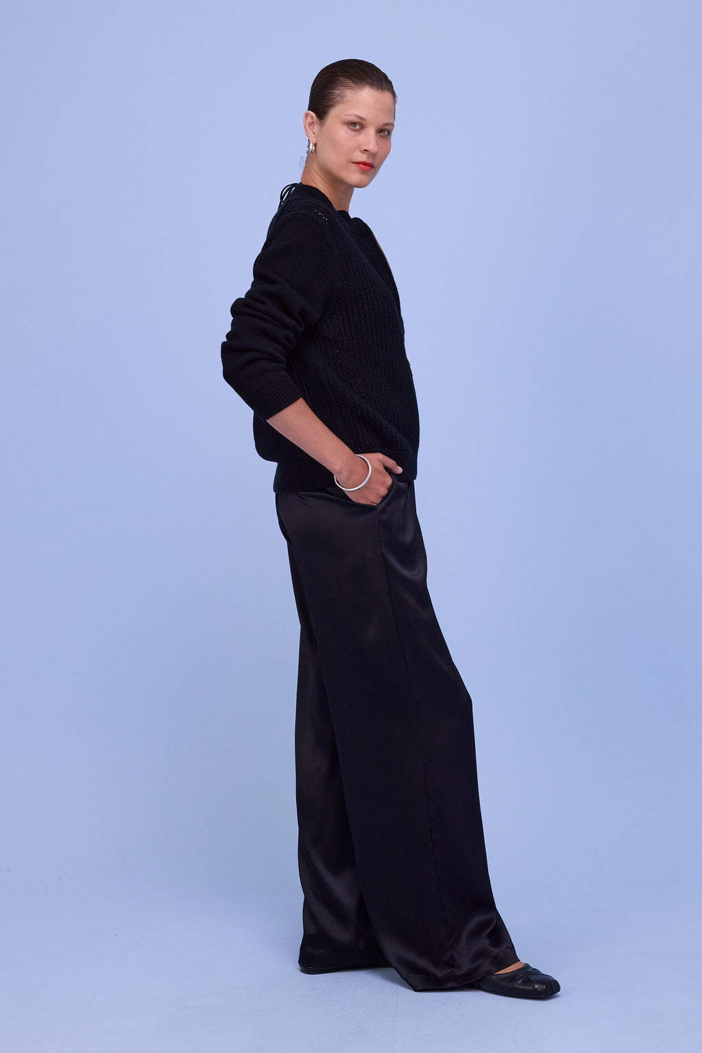 Herklion cardigan in zwart