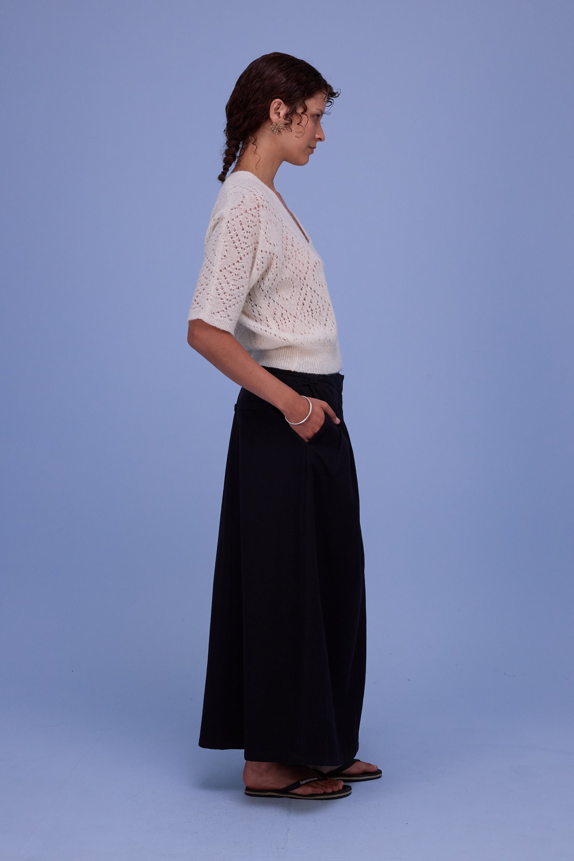 Hainaut top in off-white